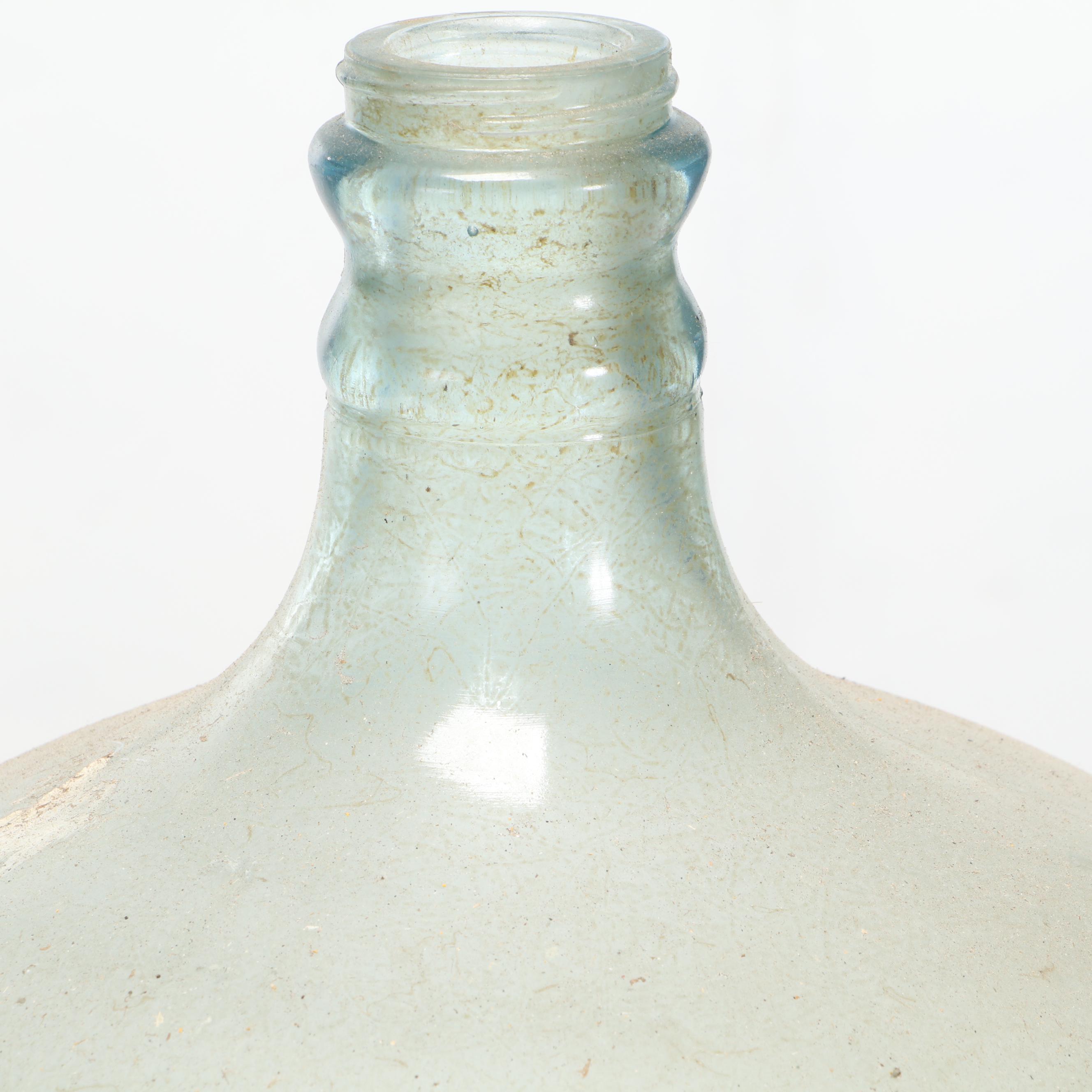 Crated Owens Illinois and Crisa Glass 5 Gallon Carboy Bottles