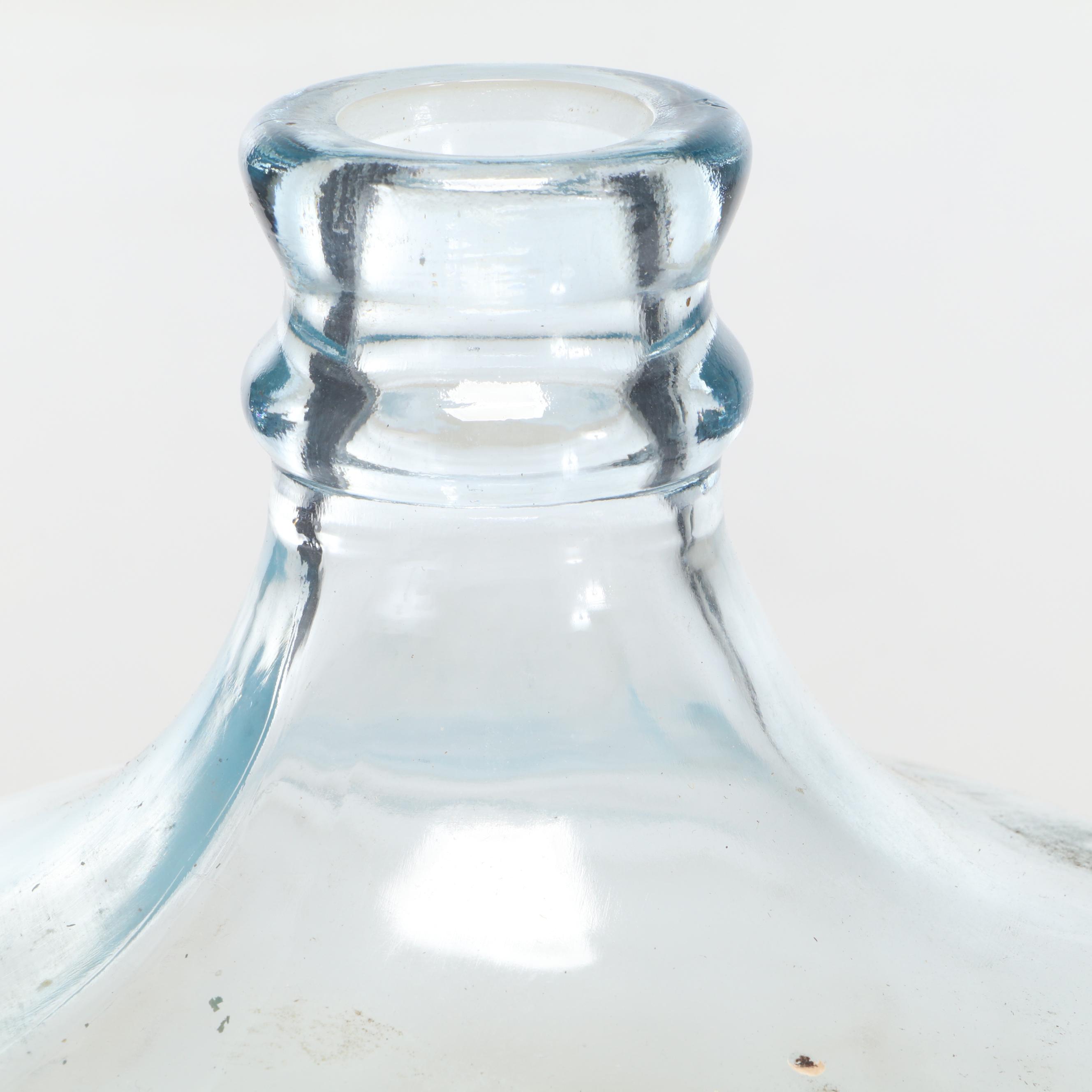 Crated Owens Illinois and Crisa Glass 5 Gallon Carboy Bottles