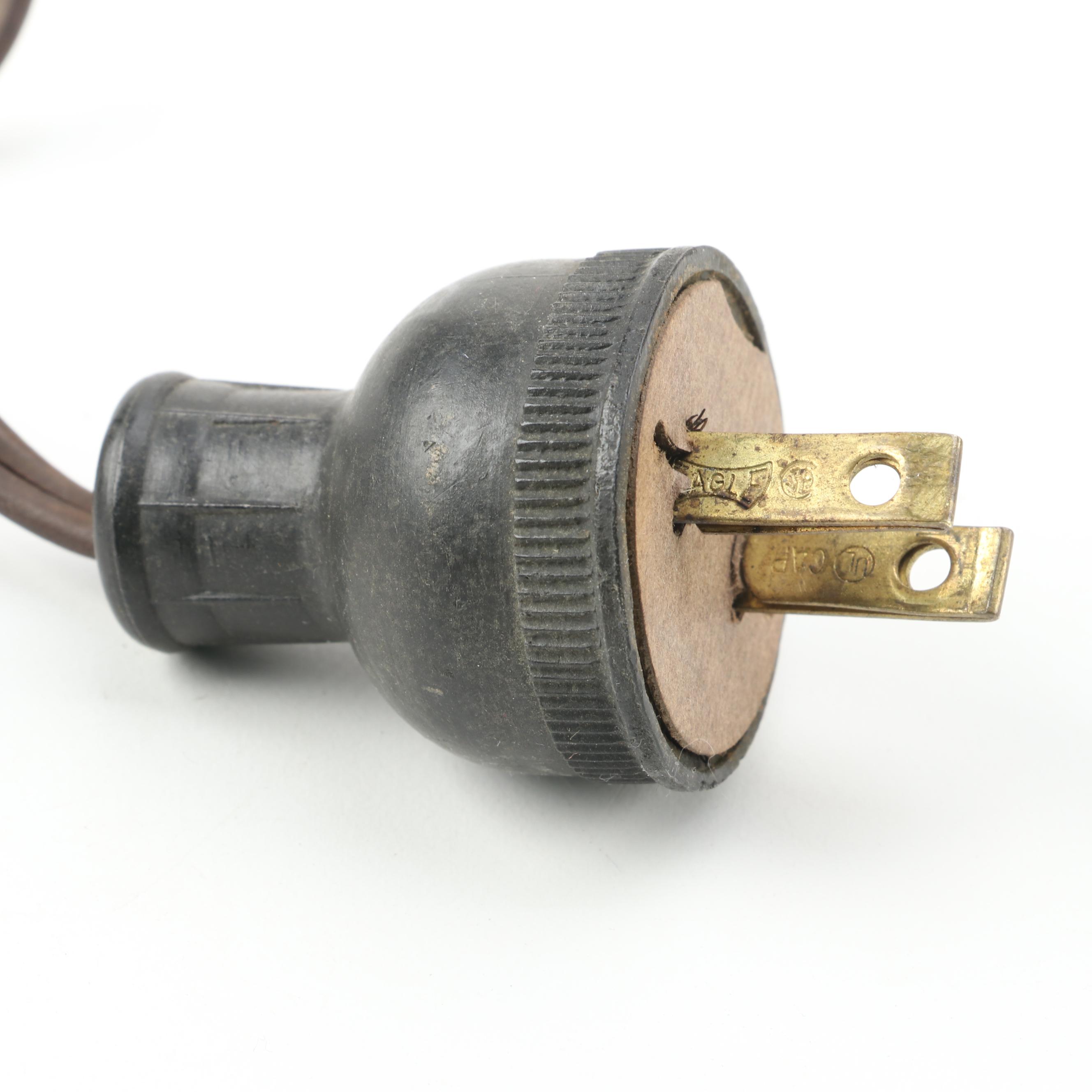 Carved Walnut Rifle Buttstock Lamps With Mini Oak Duck Decoys