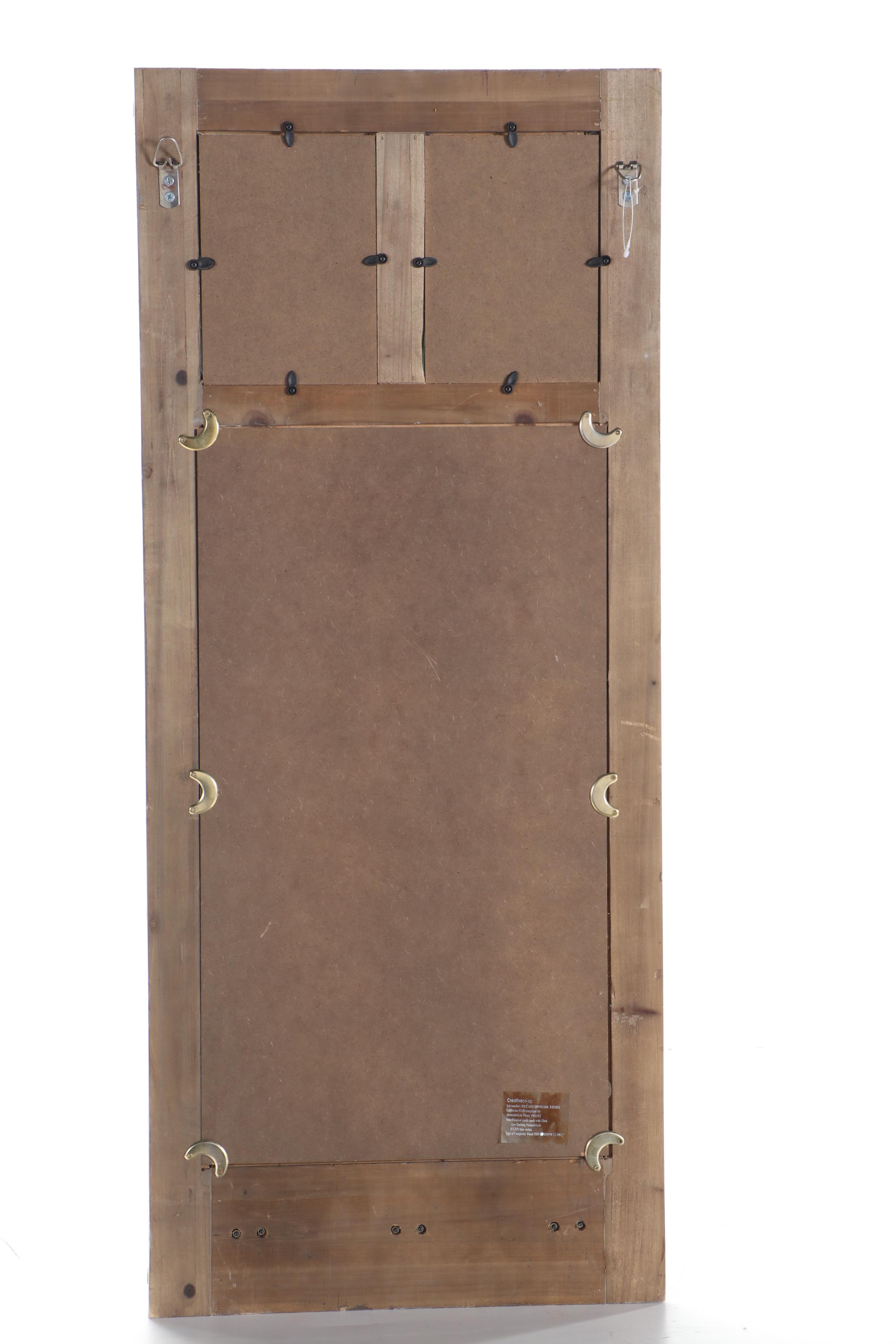 Creative Co-op Mirrored Picture Frame Rack