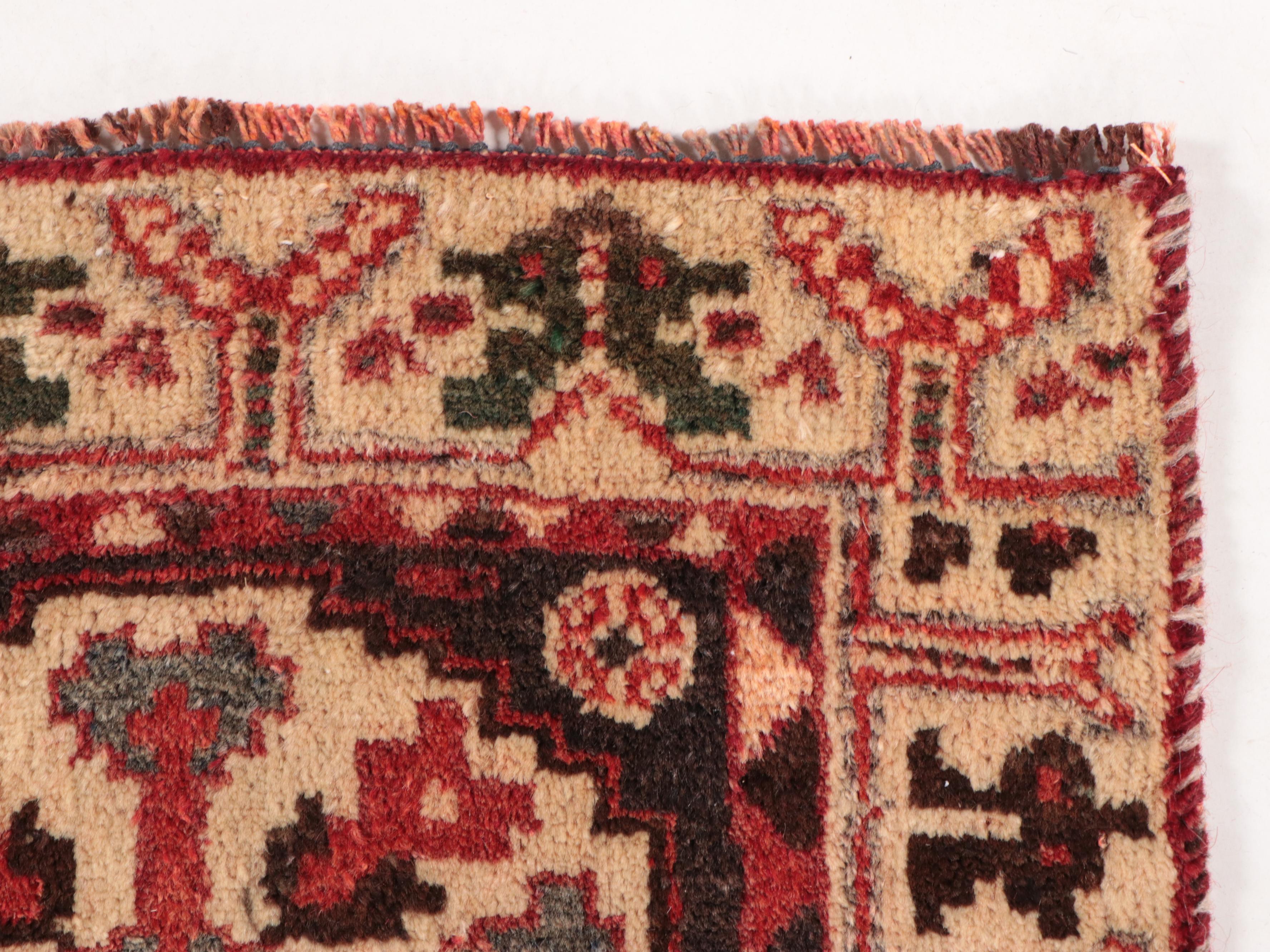 3'6 x 5'3 Hand-Knotted Persian Qashqai Area Rug