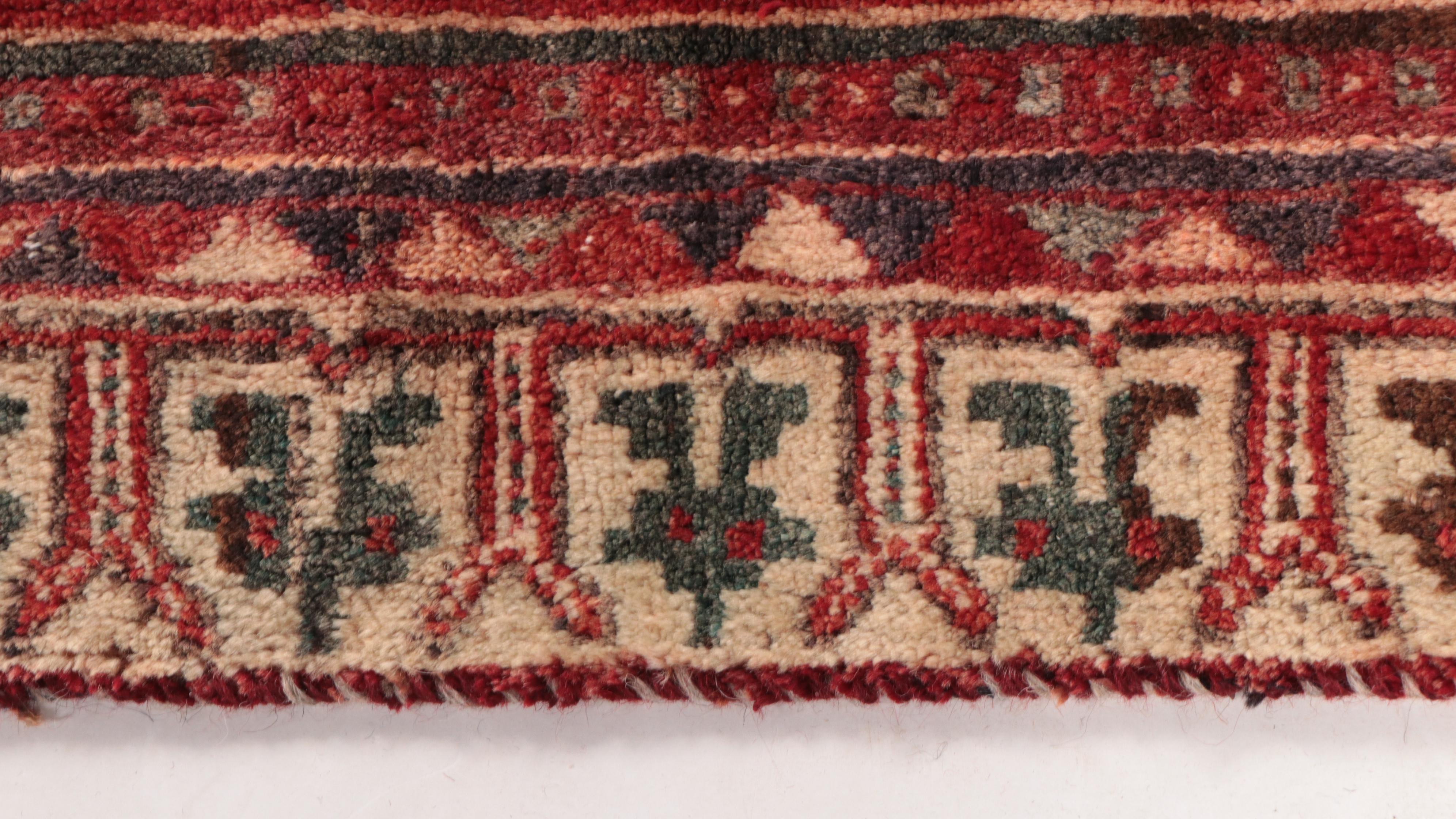 3'6 x 5'3 Hand-Knotted Persian Qashqai Area Rug