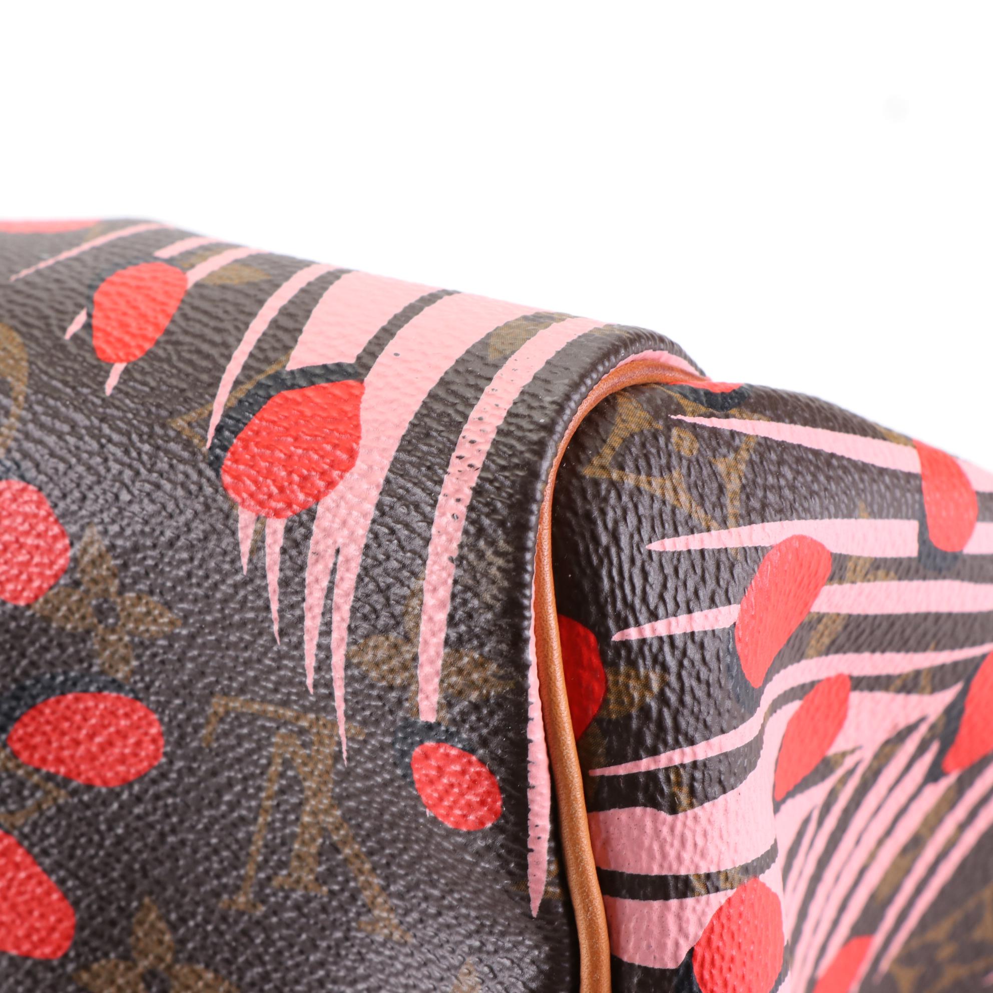 Louis Vuitton Limited Edition Speedy 30 in Jungle Dots Monogram Canvas