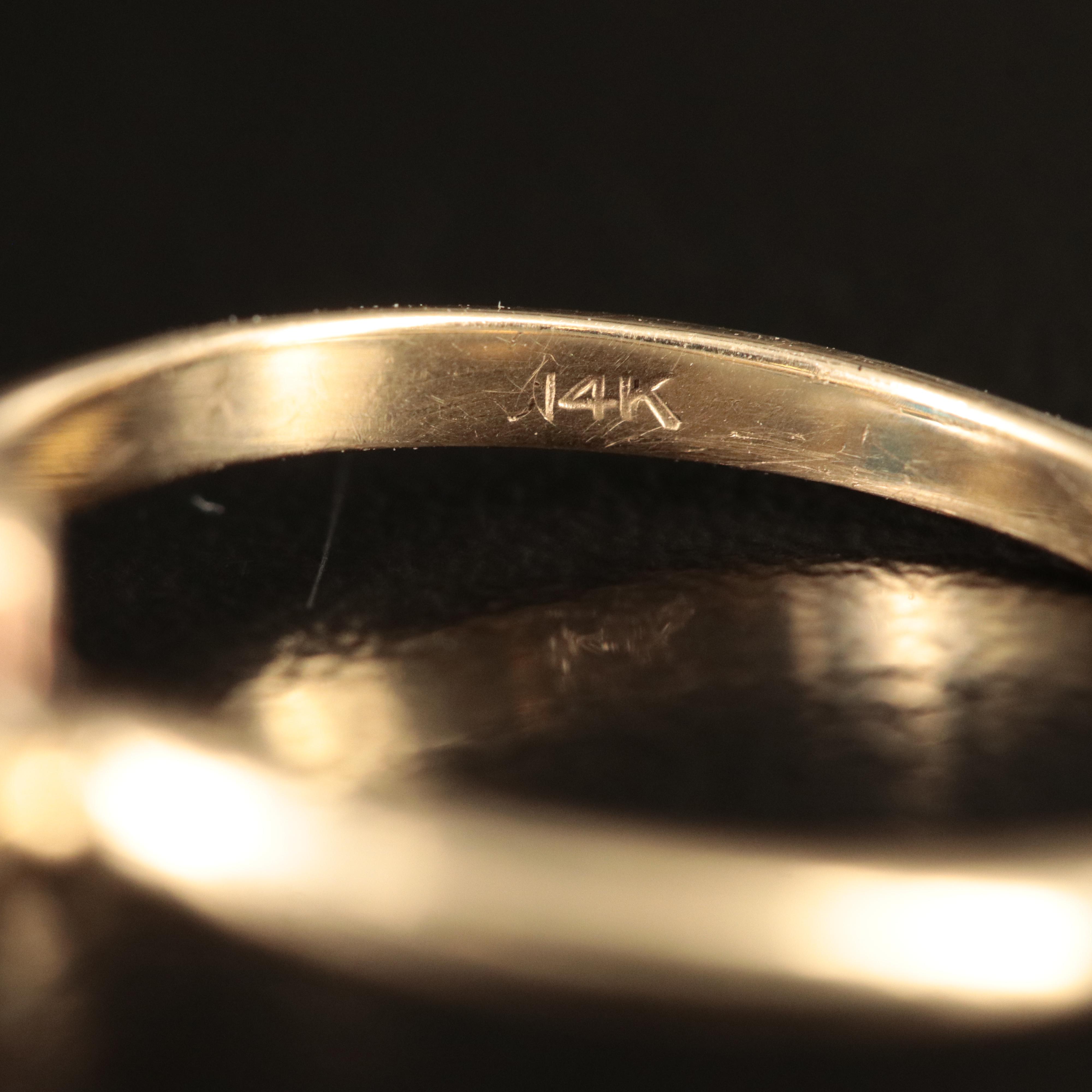 14K London Blue Topaz and Tourmaline Ring