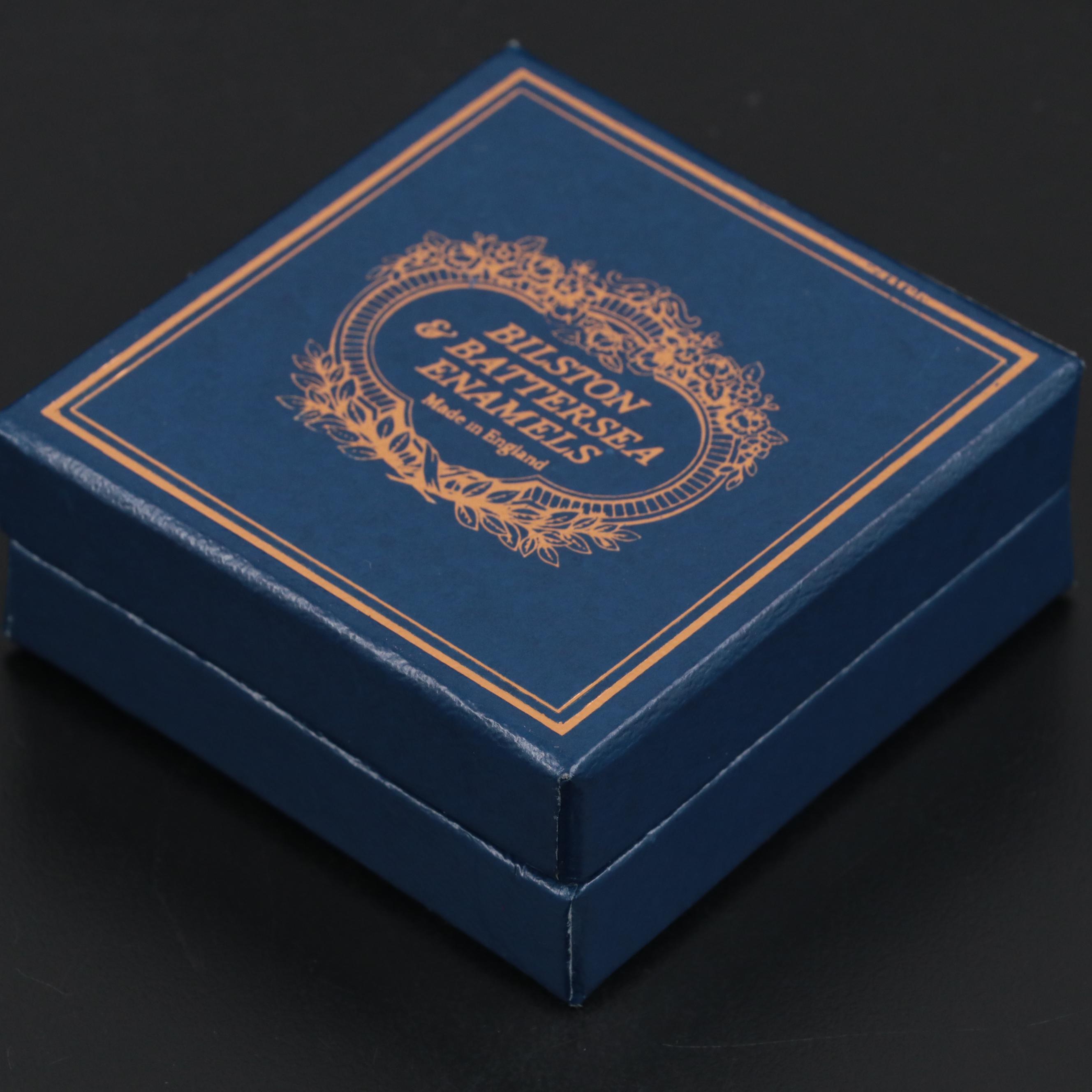 Halcyon Days Queen Elizabeth Birthday Commemorative Box with Silver Jubilee Box