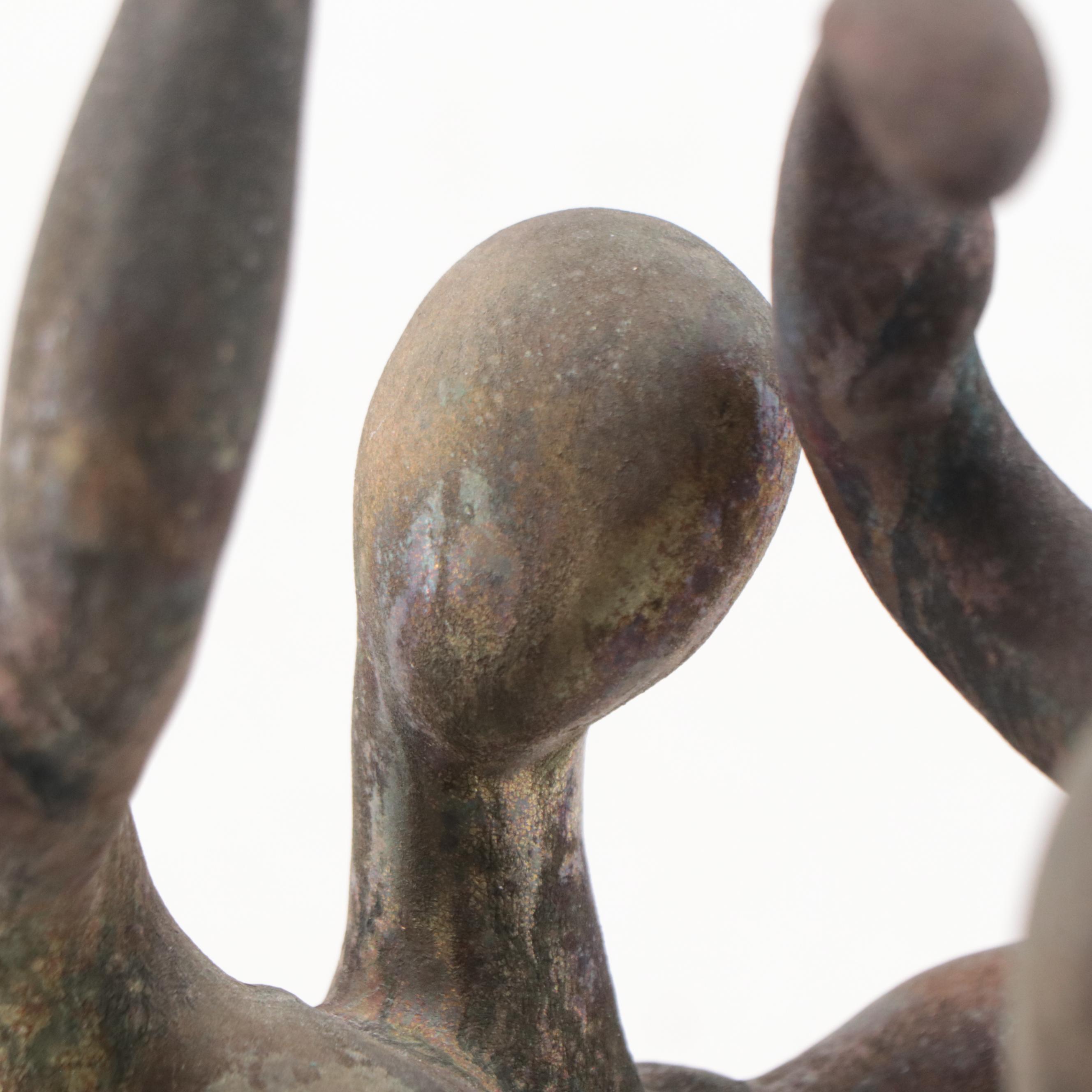 George Tudzarov Fired Clay Sculpture