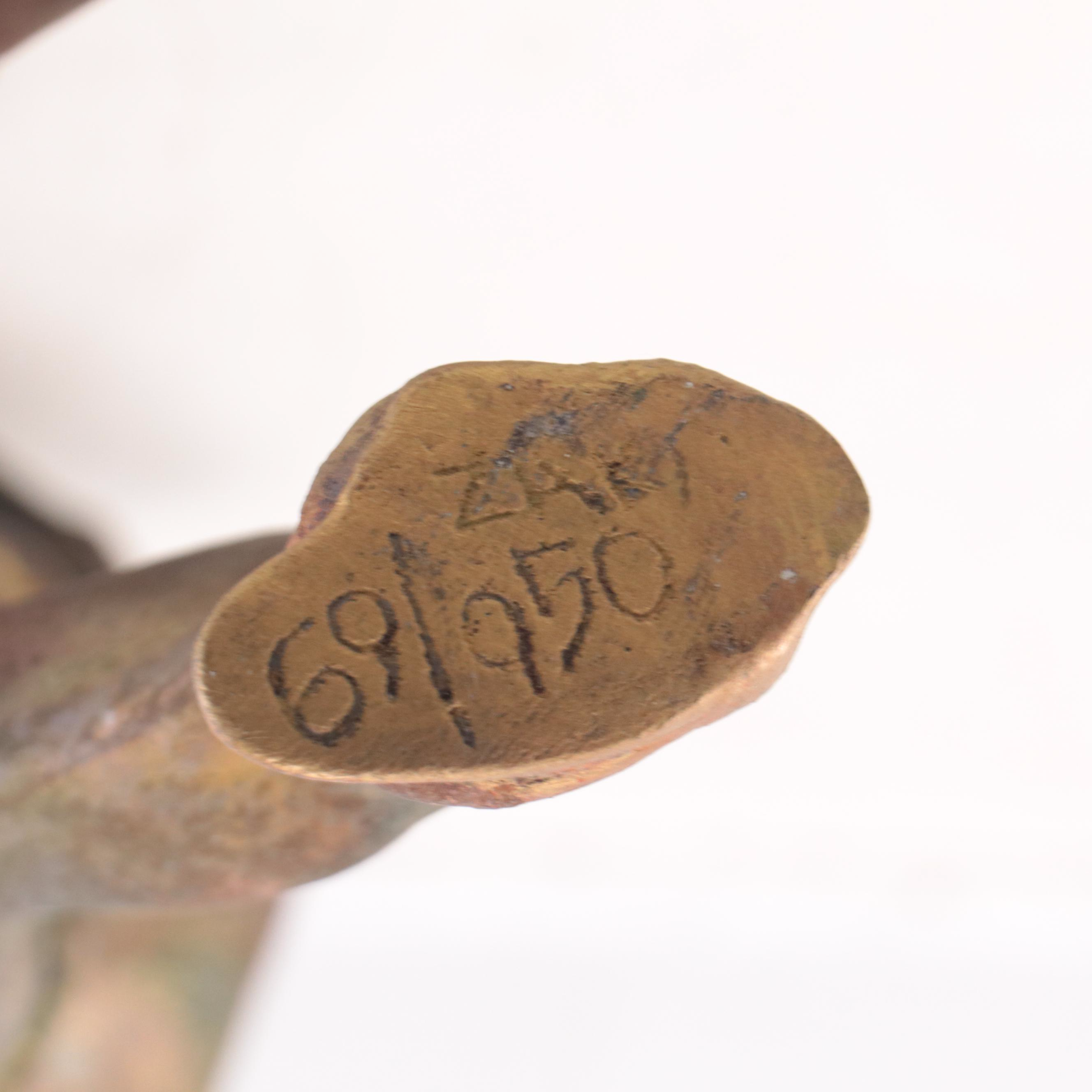 George Tudzarov Fired Clay Sculpture