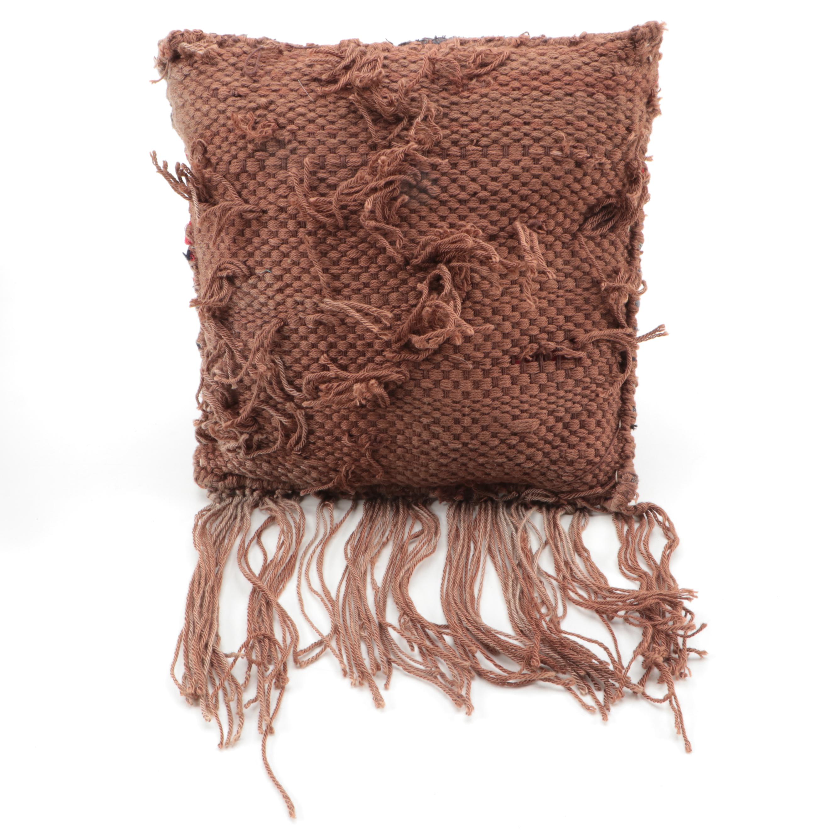 Suede, Rag Rug and Other Handcrafted Accent Pillows