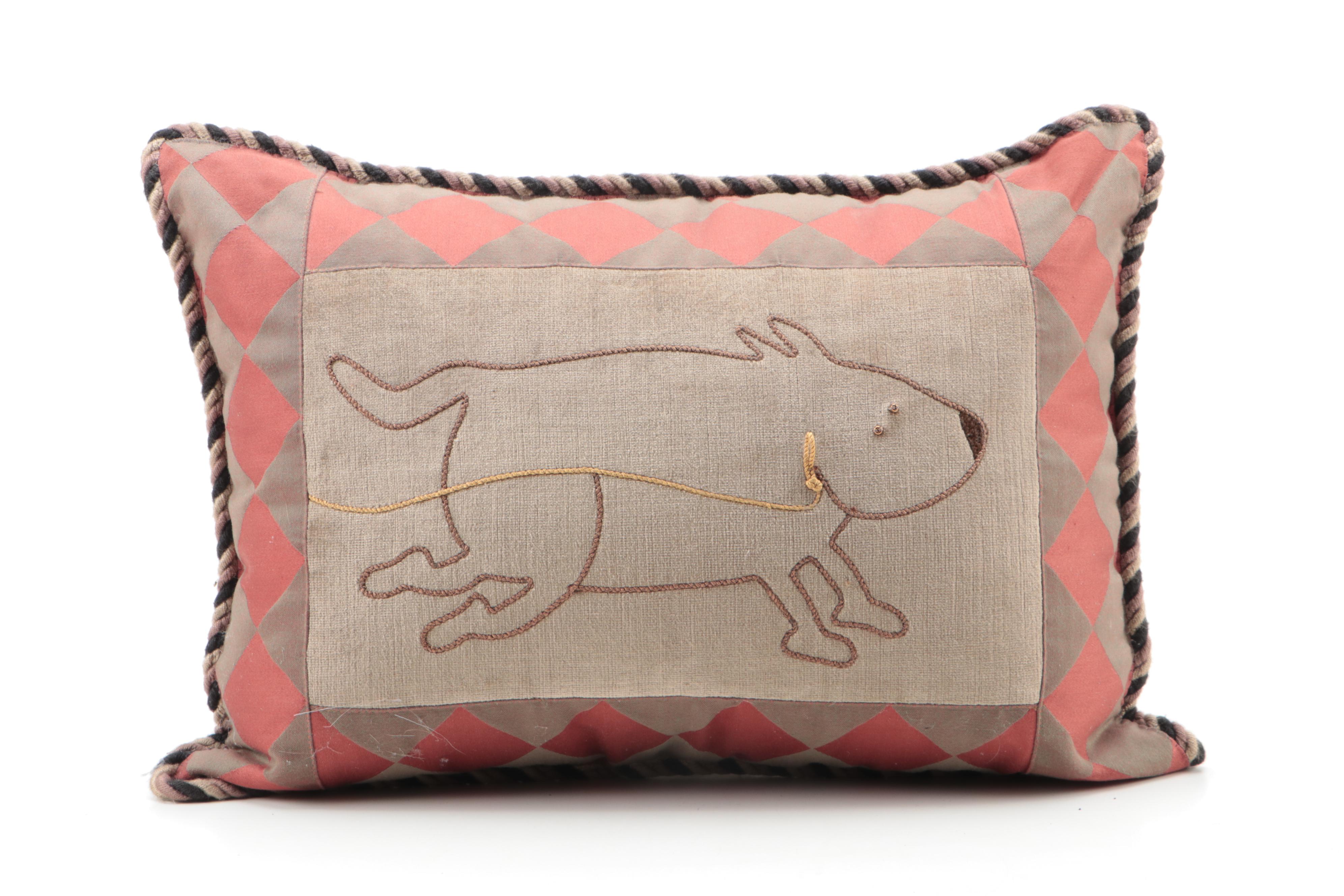 Suede, Rag Rug and Other Handcrafted Accent Pillows