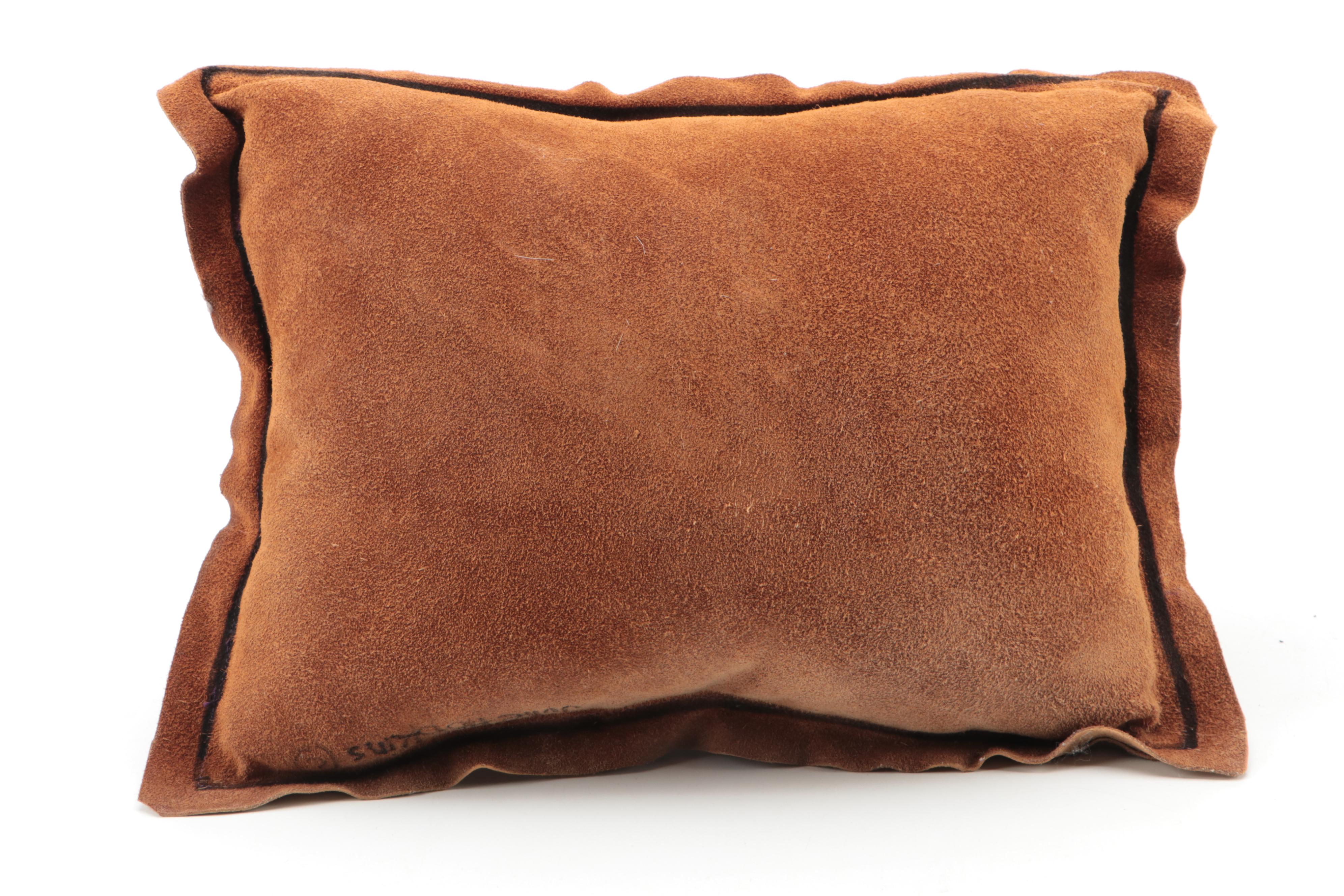 Suede, Rag Rug and Other Handcrafted Accent Pillows