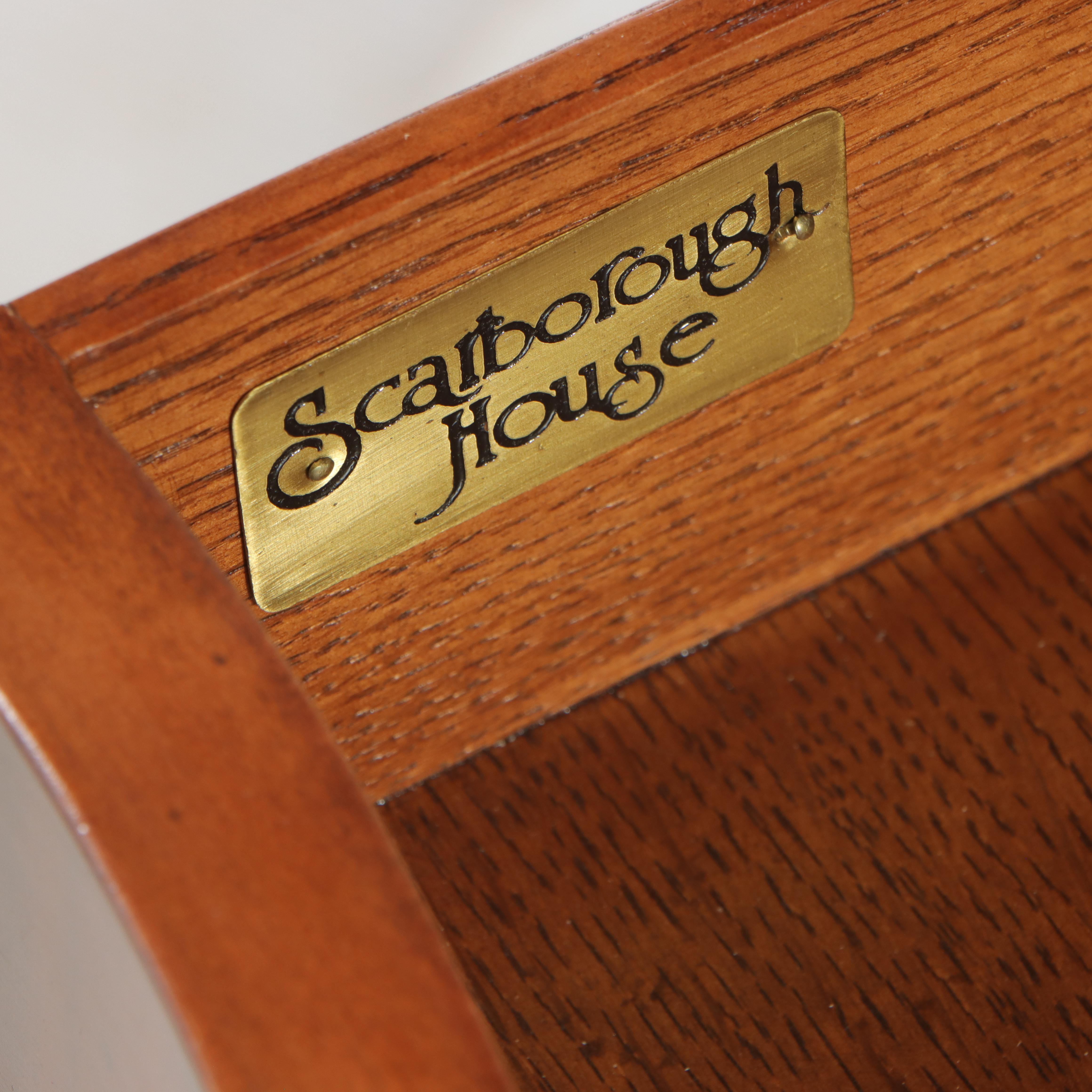 Scarborough House George III Style Flame Mahogany and Crossbanded Side Table