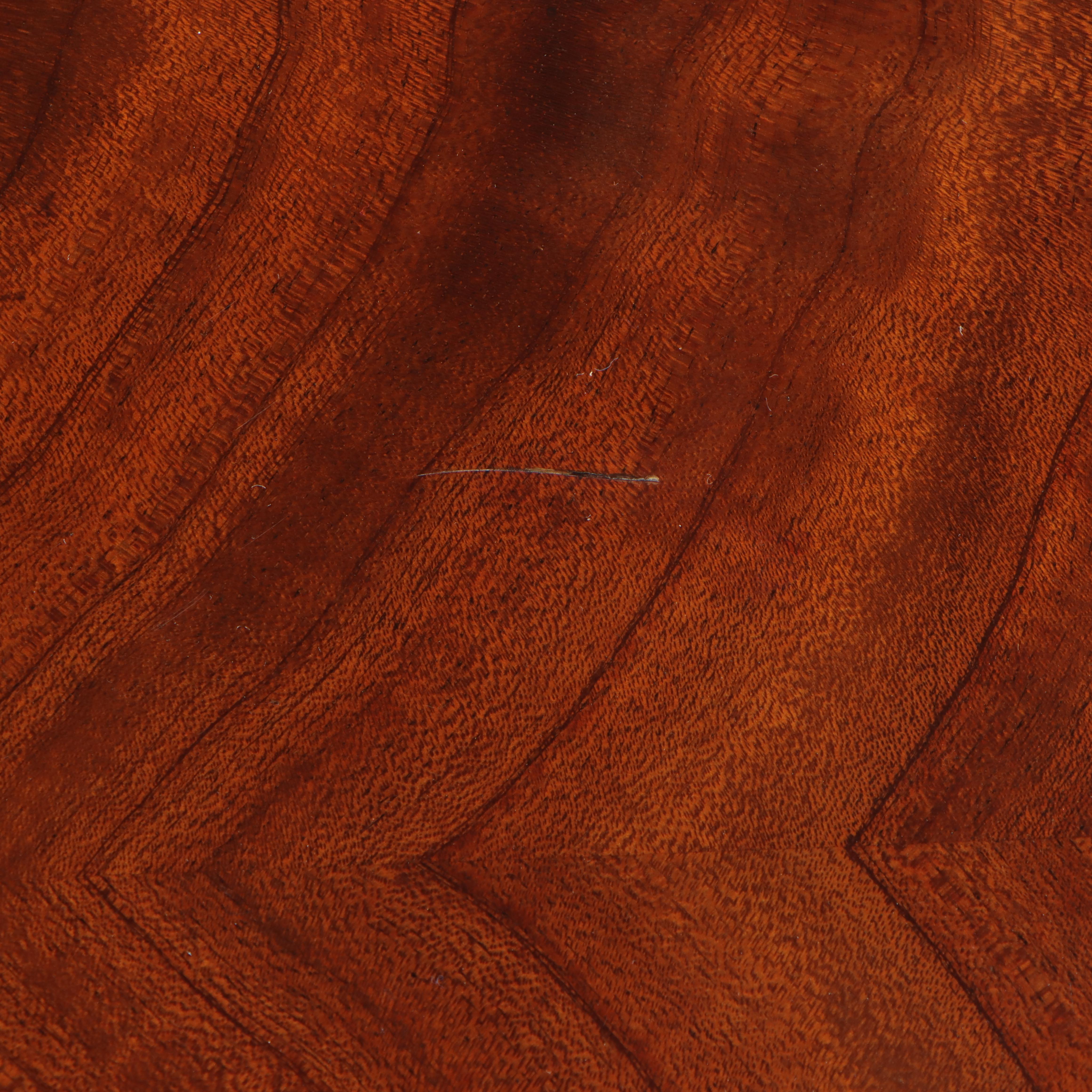 Scarborough House George III Style Flame Mahogany and Crossbanded Side Table