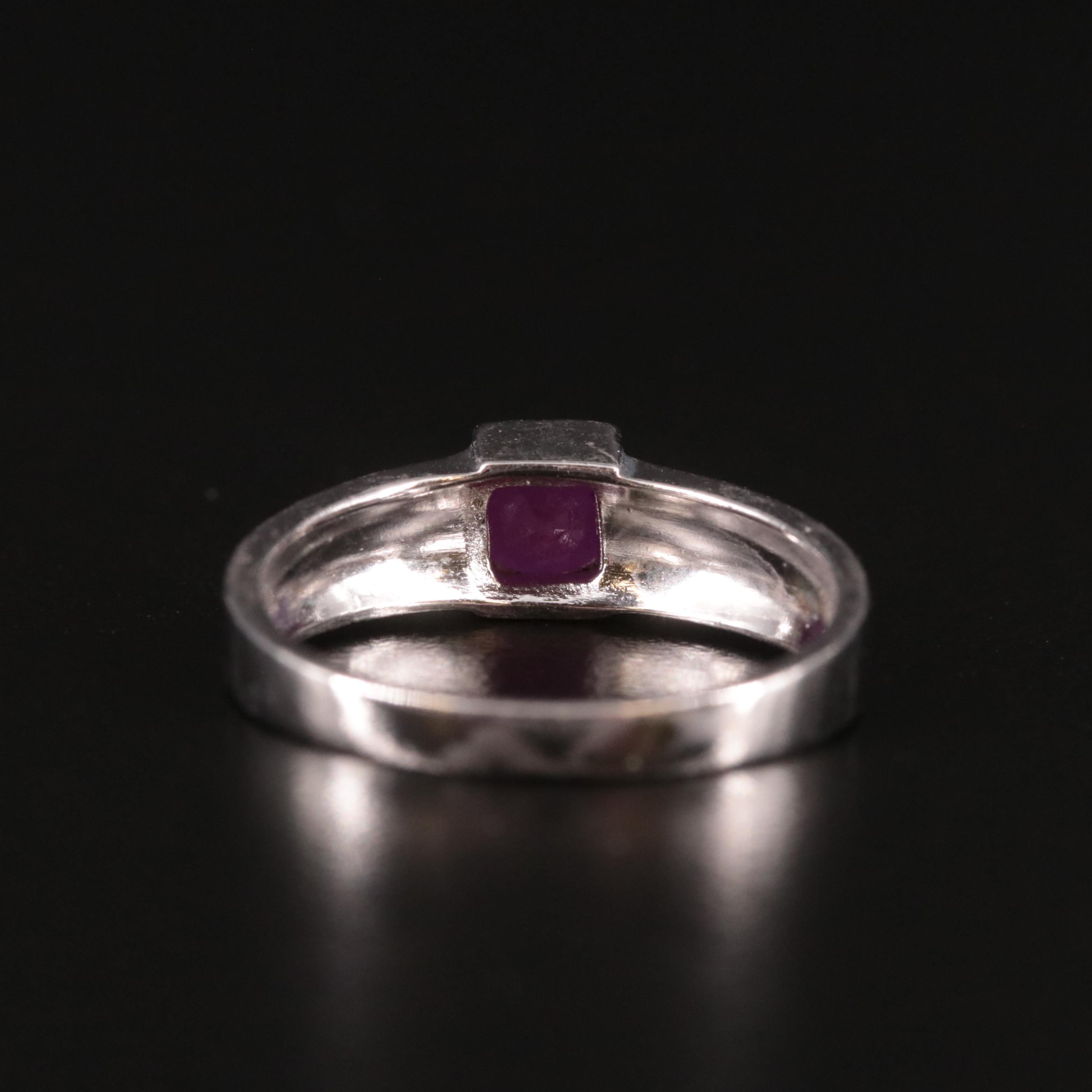 Sterling Ruby Tapered Ring