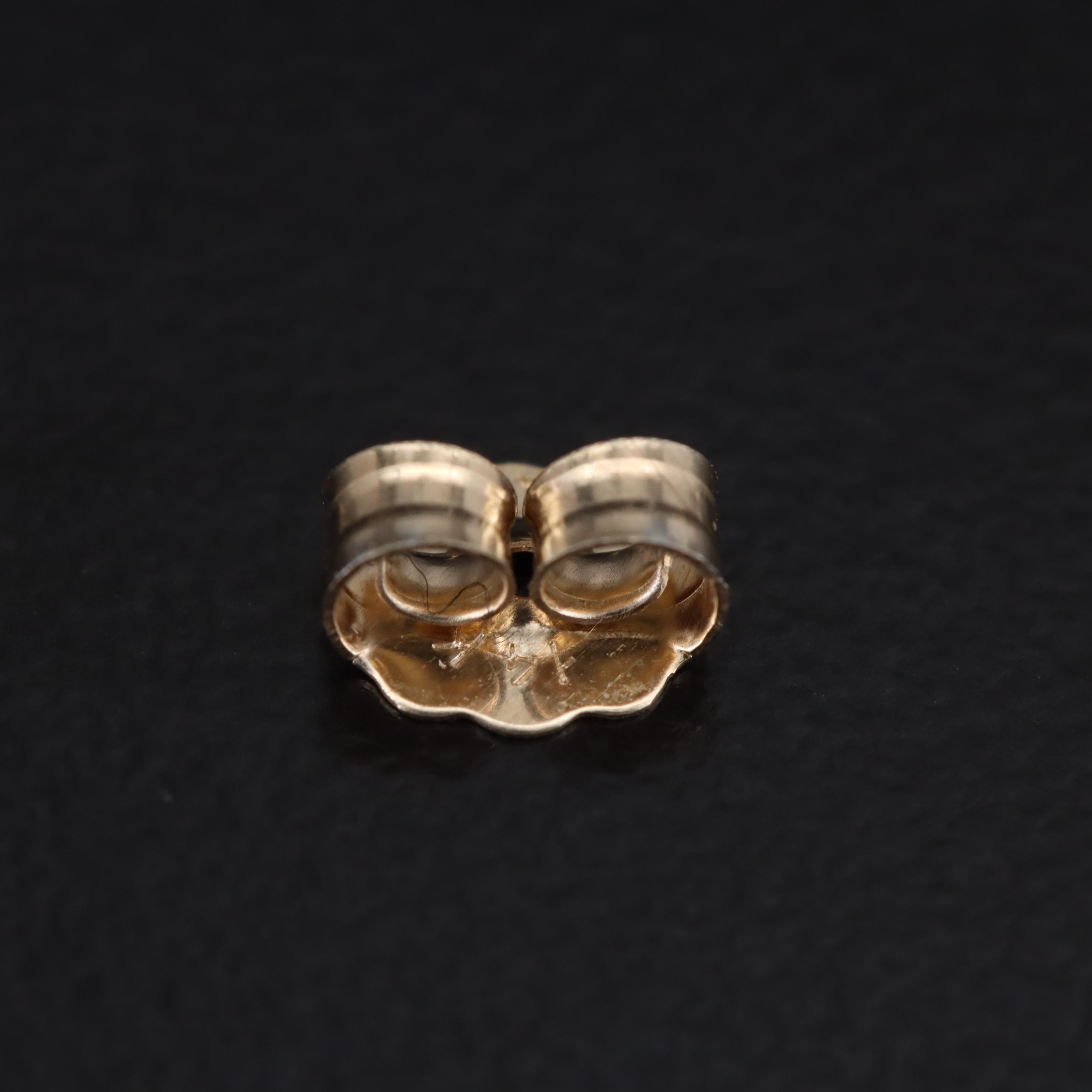 14K Peridot Stud Earrings