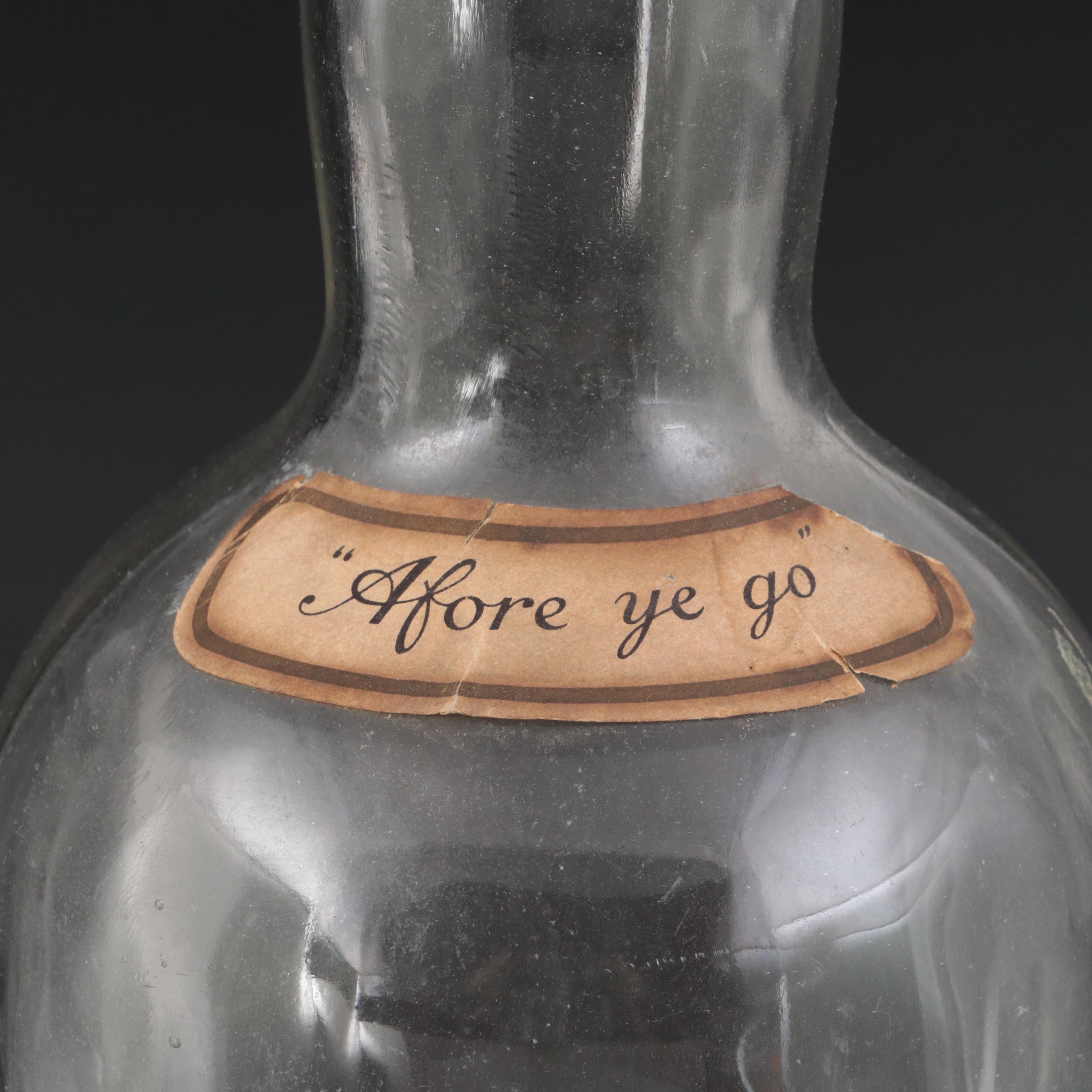 Arthur Bell & Sons Old Scotch Whisky Glass Bottle, Mid to Late 20th Century