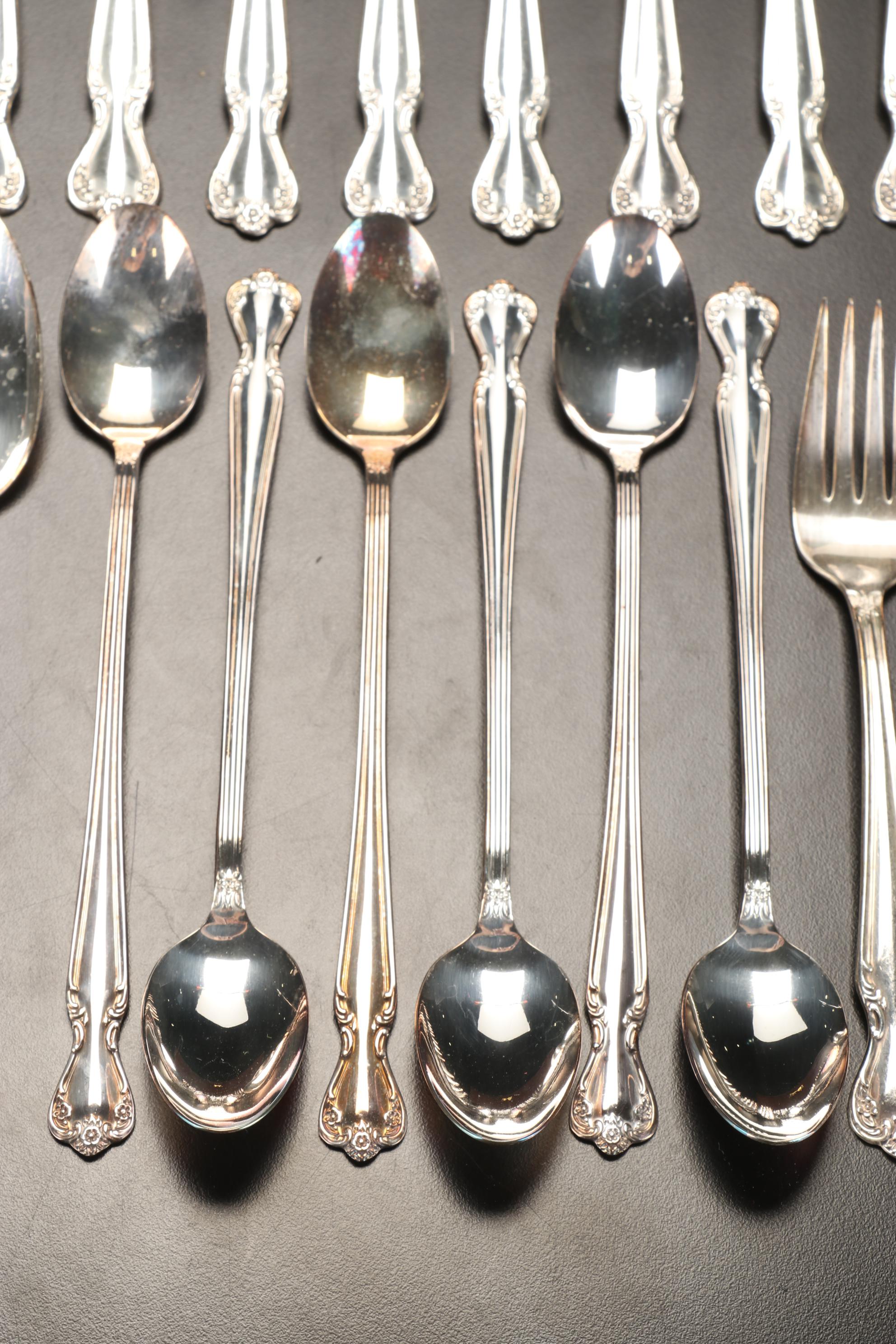 International Silver "Daybreak-Elegant Lady" Silver Plated Flatware, 1952