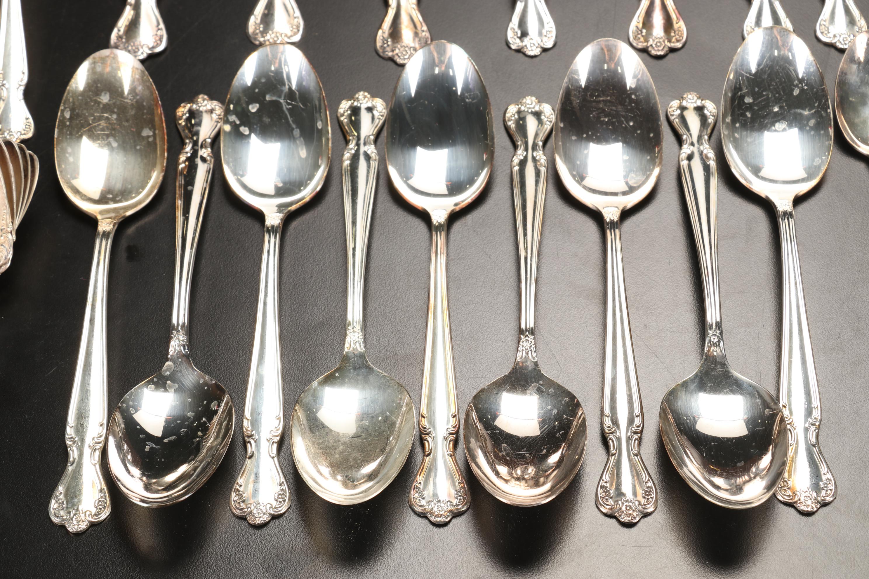 International Silver "Daybreak-Elegant Lady" Silver Plated Flatware, 1952