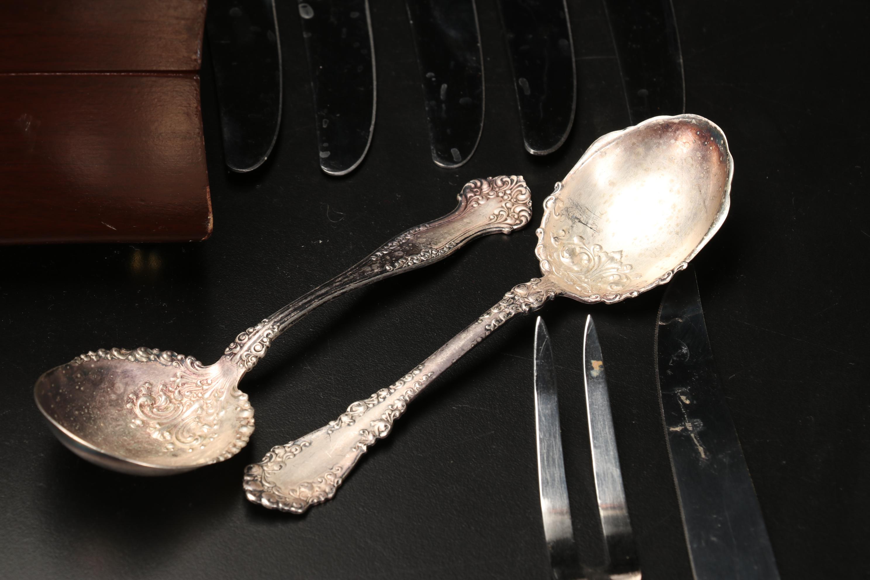 International Silver "Daybreak-Elegant Lady" Silver Plated Flatware, 1952