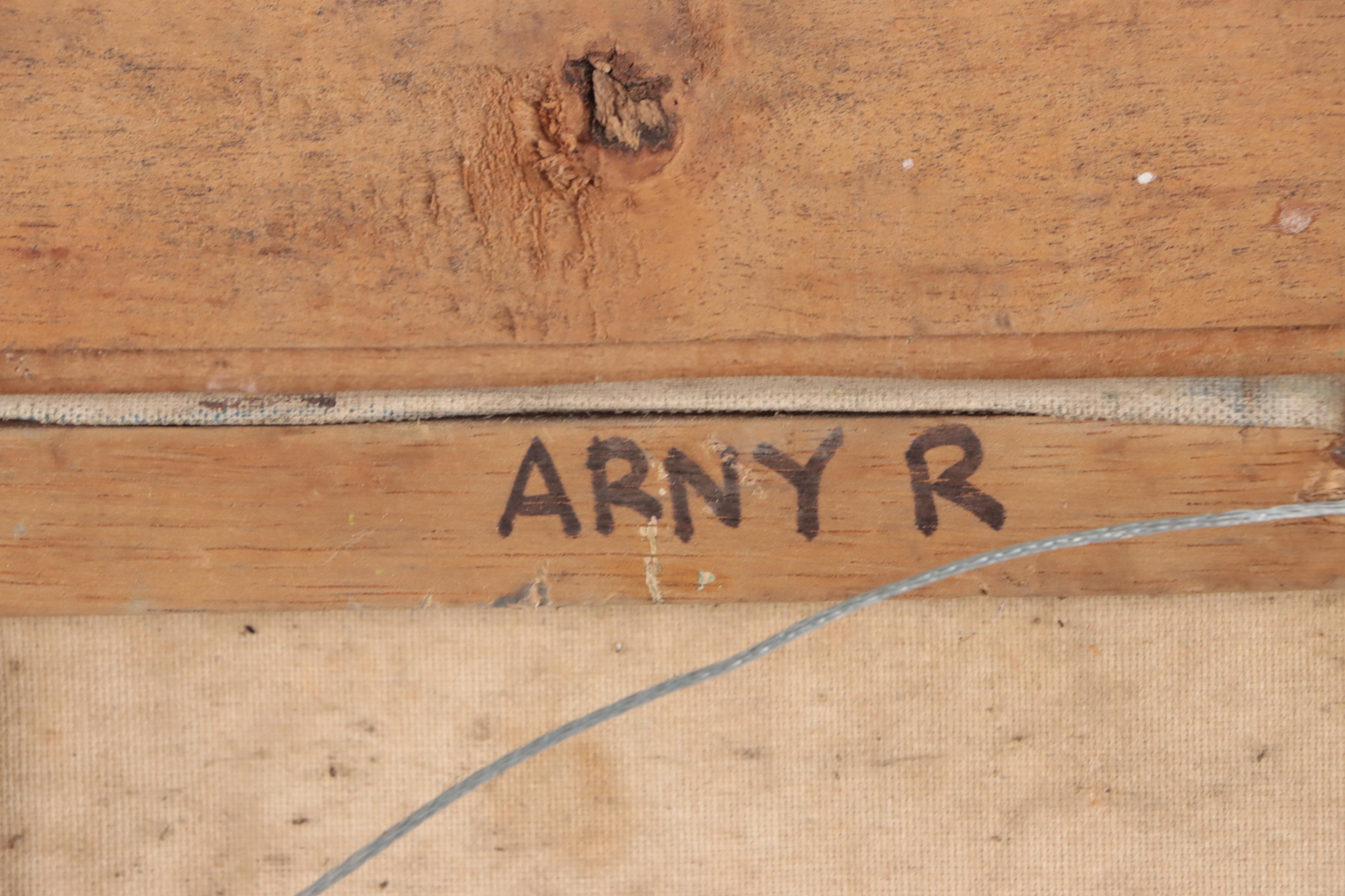 Indonesian School Oil Painting of Village Scene