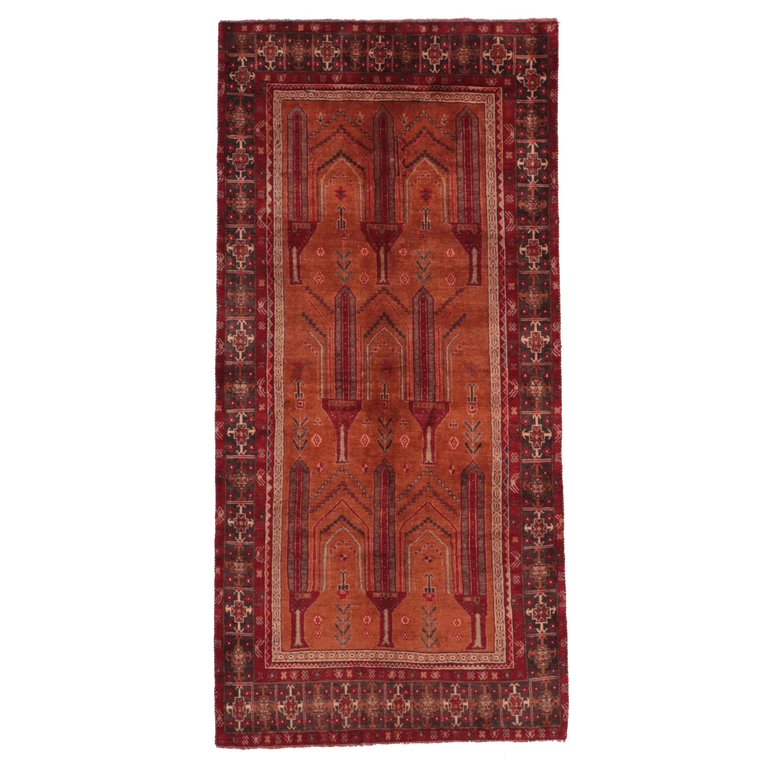 4'2 x 8'10 Hand-Knotted Northwest Persian Area Rug