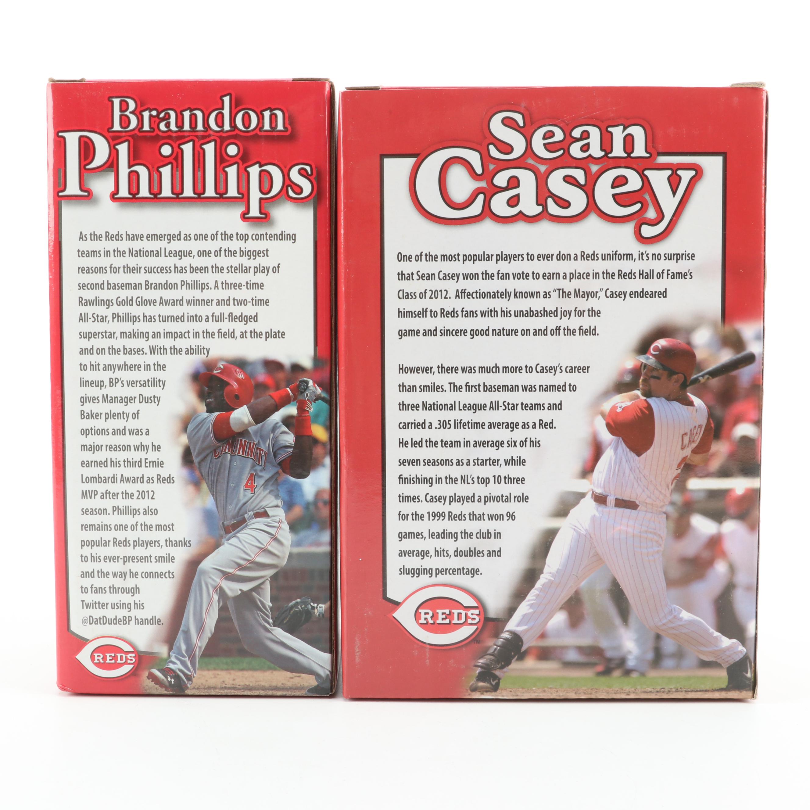 Cincinnati Reds Joey Votto, Ken Griffey Jr., Sean Casey and More Bobbleheads