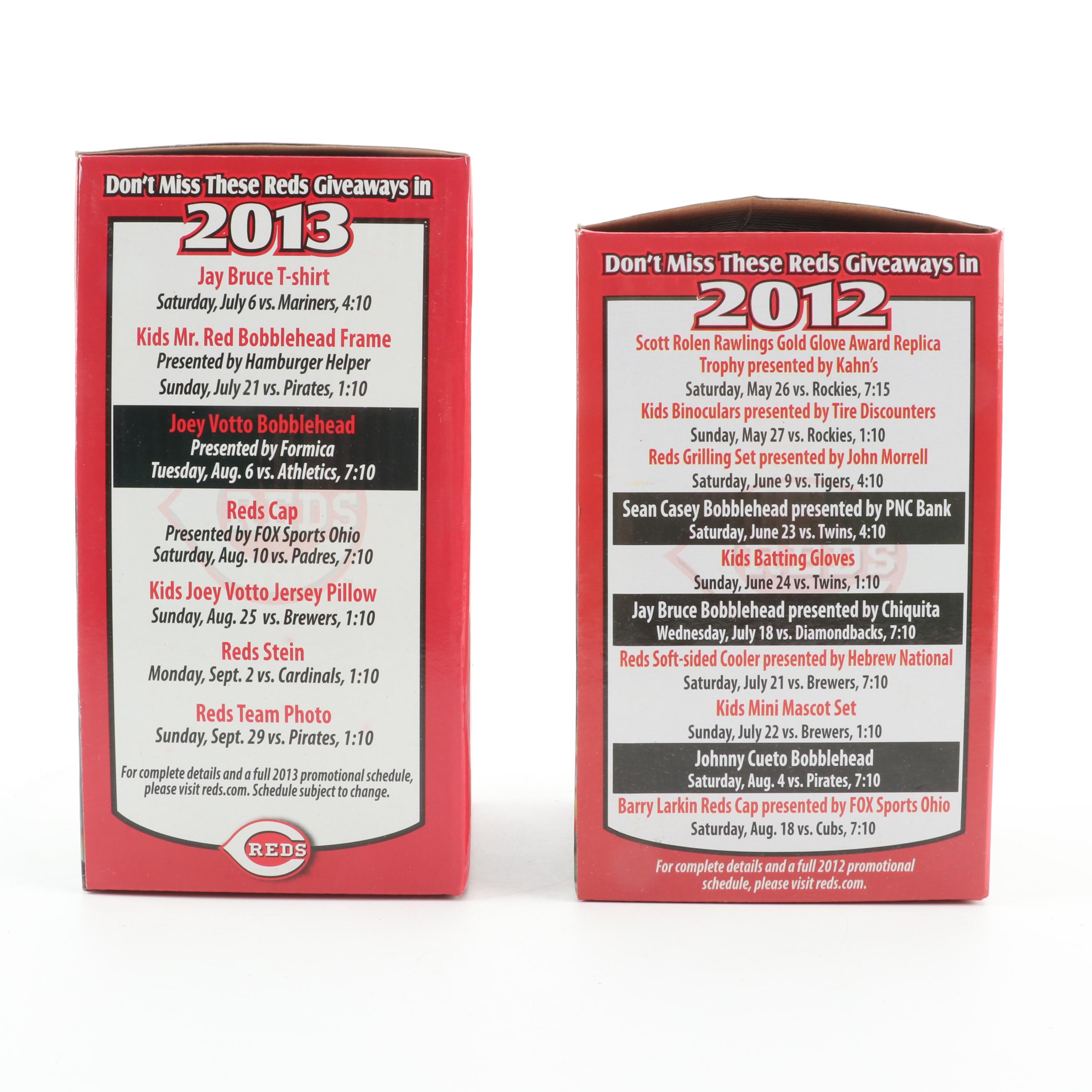 Cincinnati Reds Joey Votto, Ken Griffey Jr., Sean Casey and More Bobbleheads