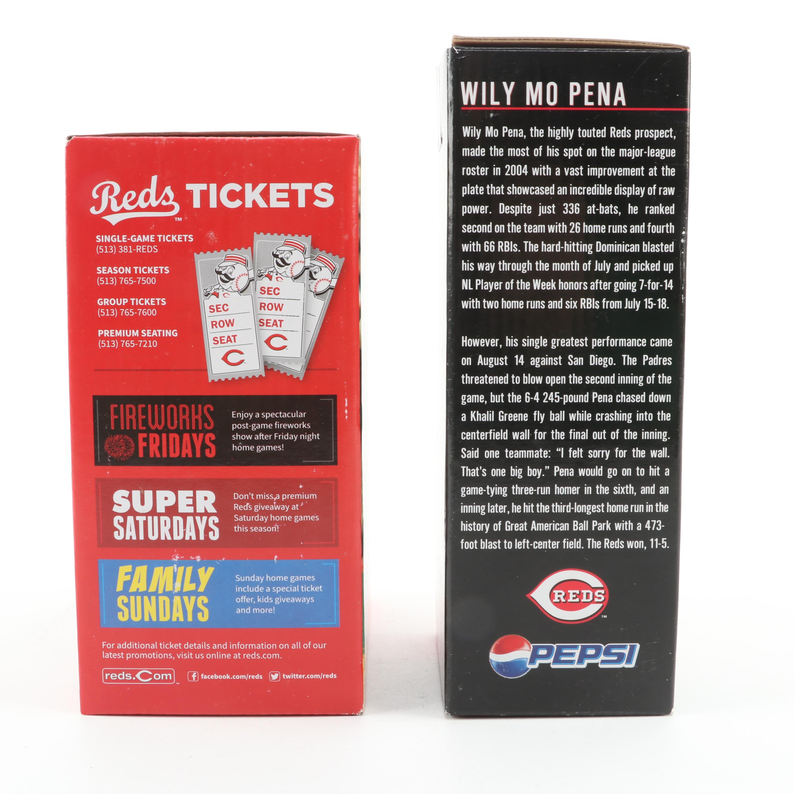 Cincinnati Reds Joey Votto, Ken Griffey Jr., Sean Casey and More Bobbleheads