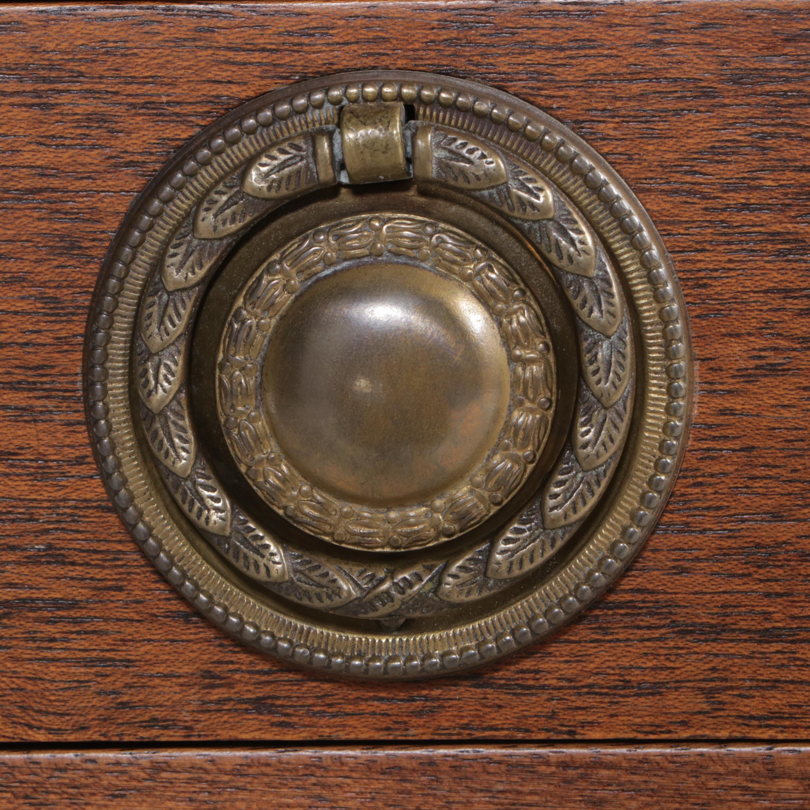 Mahogany and Line-Inlaid Rafraichissoir Dry Bar Table
