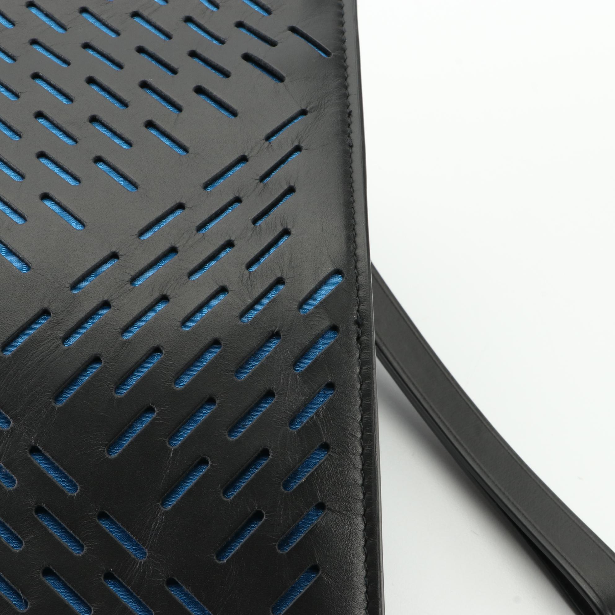 Bottega Veneta Flat Wristlet Clutch in Laser Cut Leather