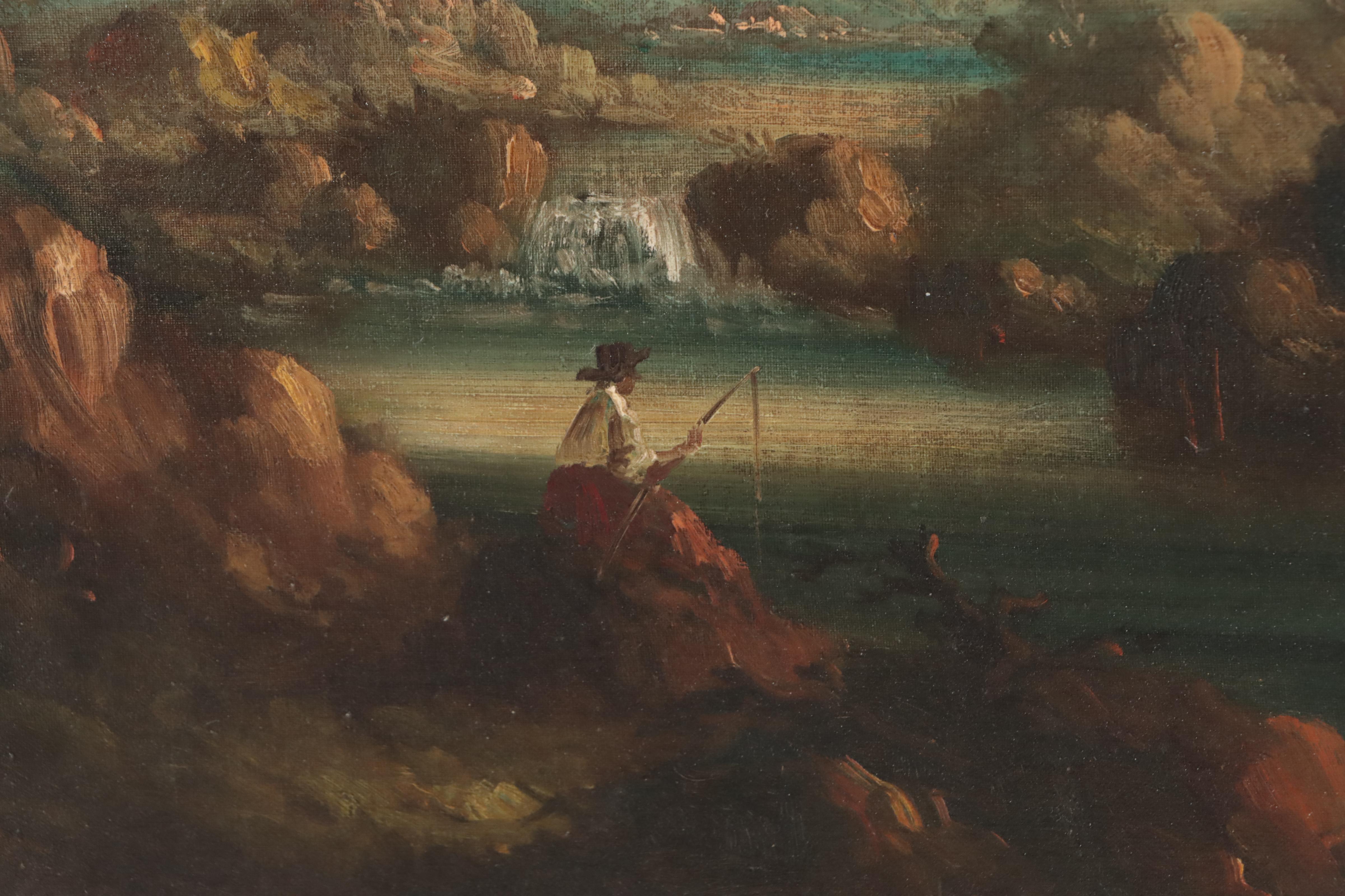 C. Patin Continental Landscape Oil Painting