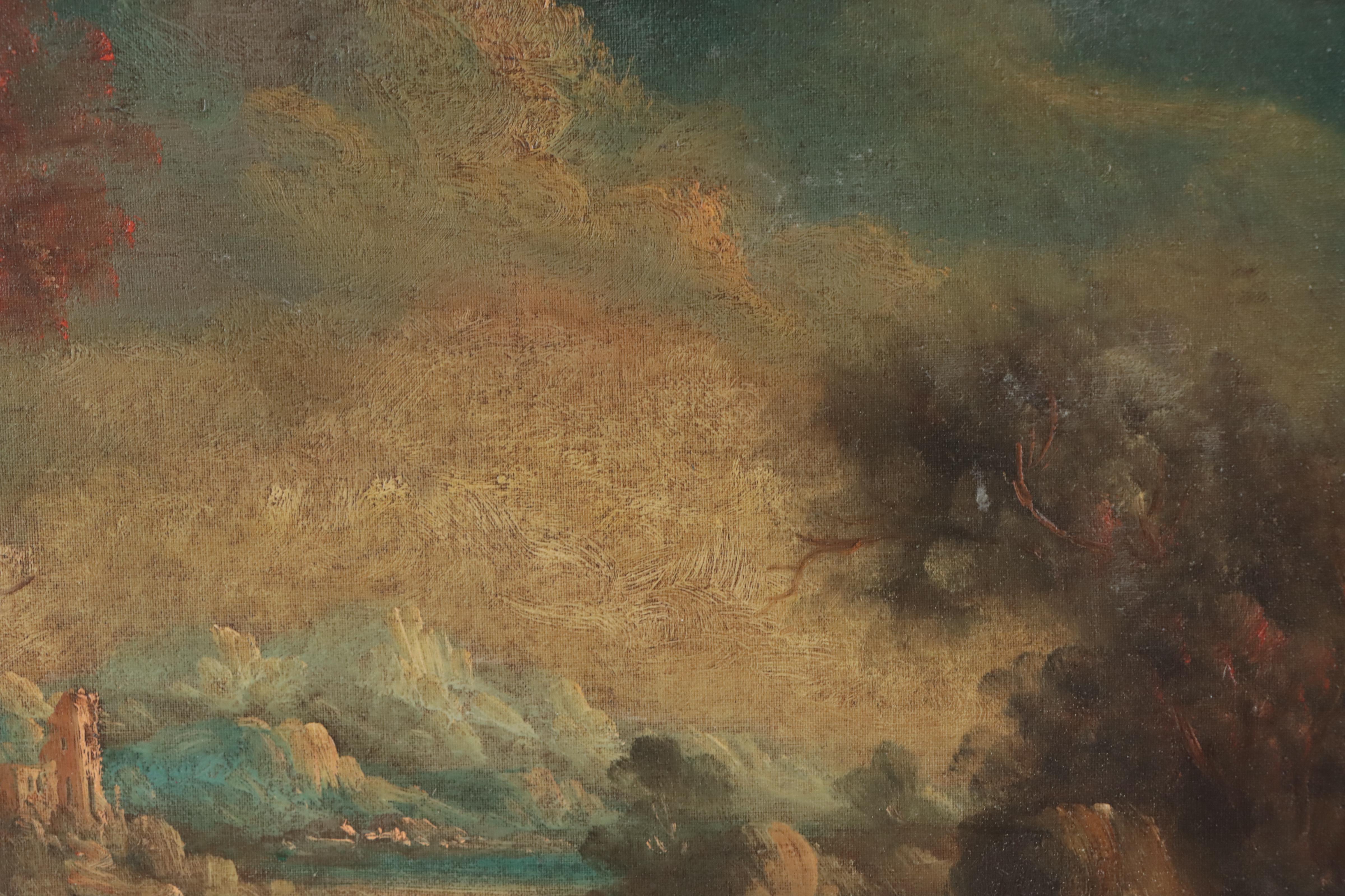 C. Patin Continental Landscape Oil Painting