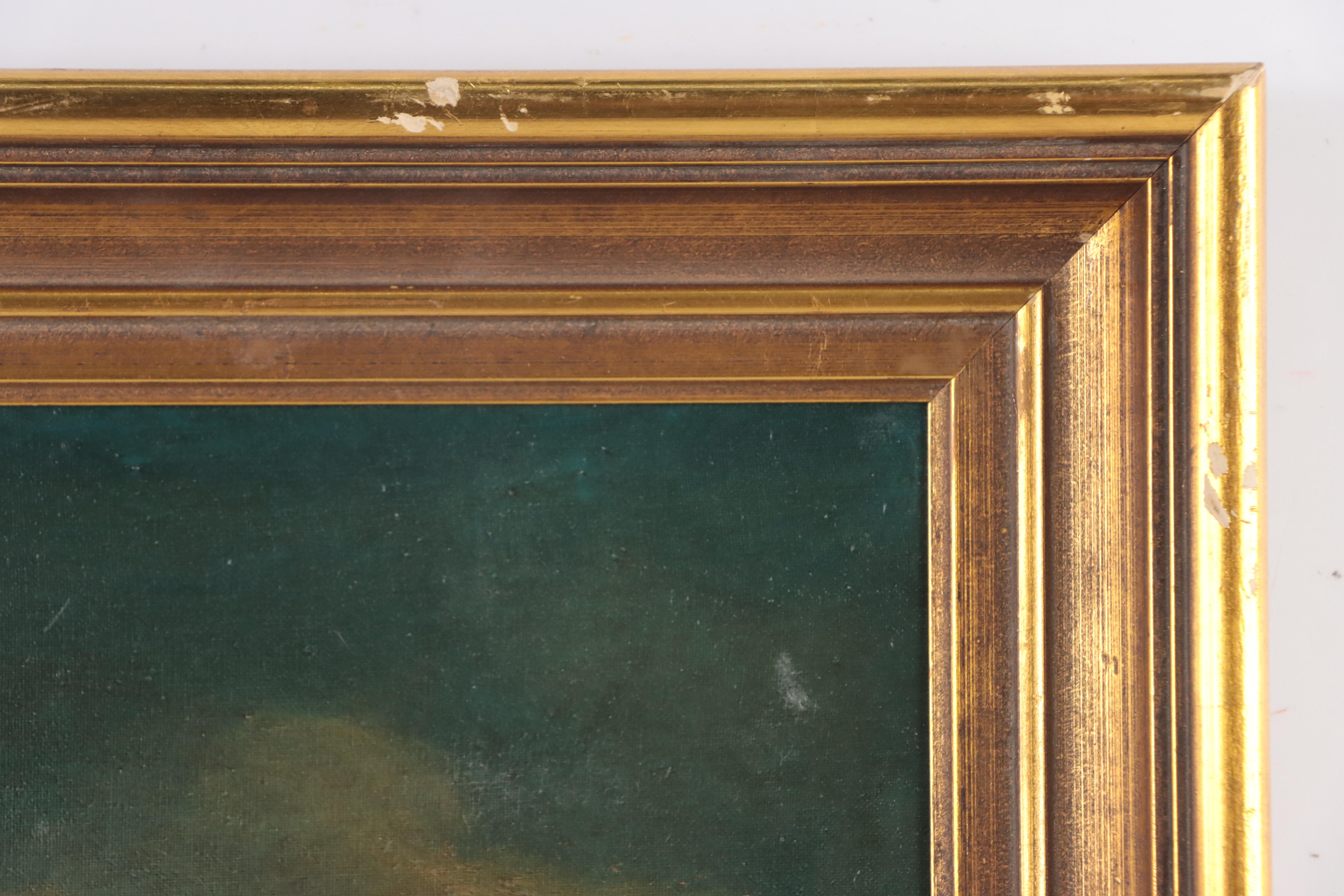 C. Patin Continental Landscape Oil Painting