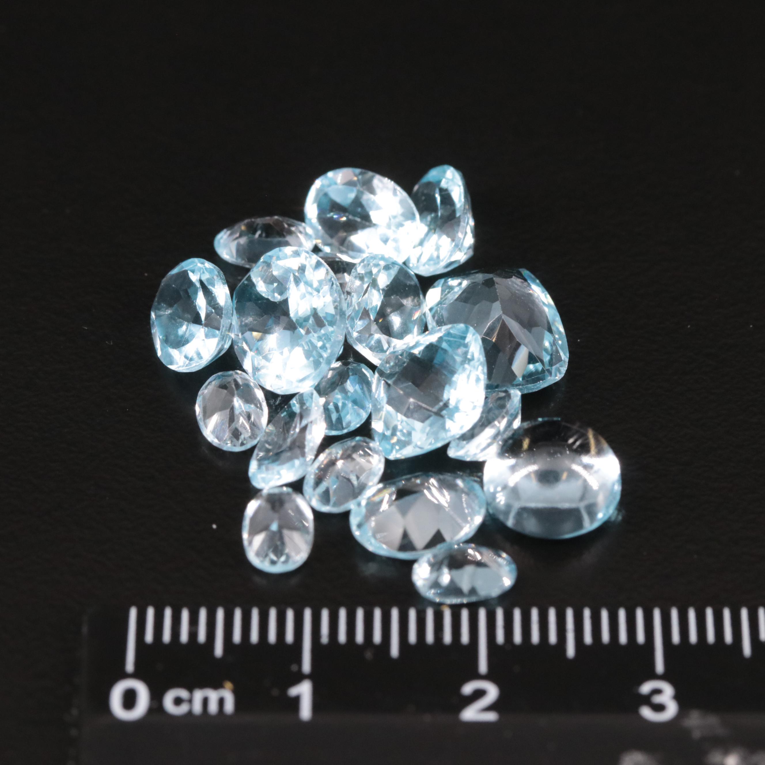 Loose 24.10 CTW Blue Topaz