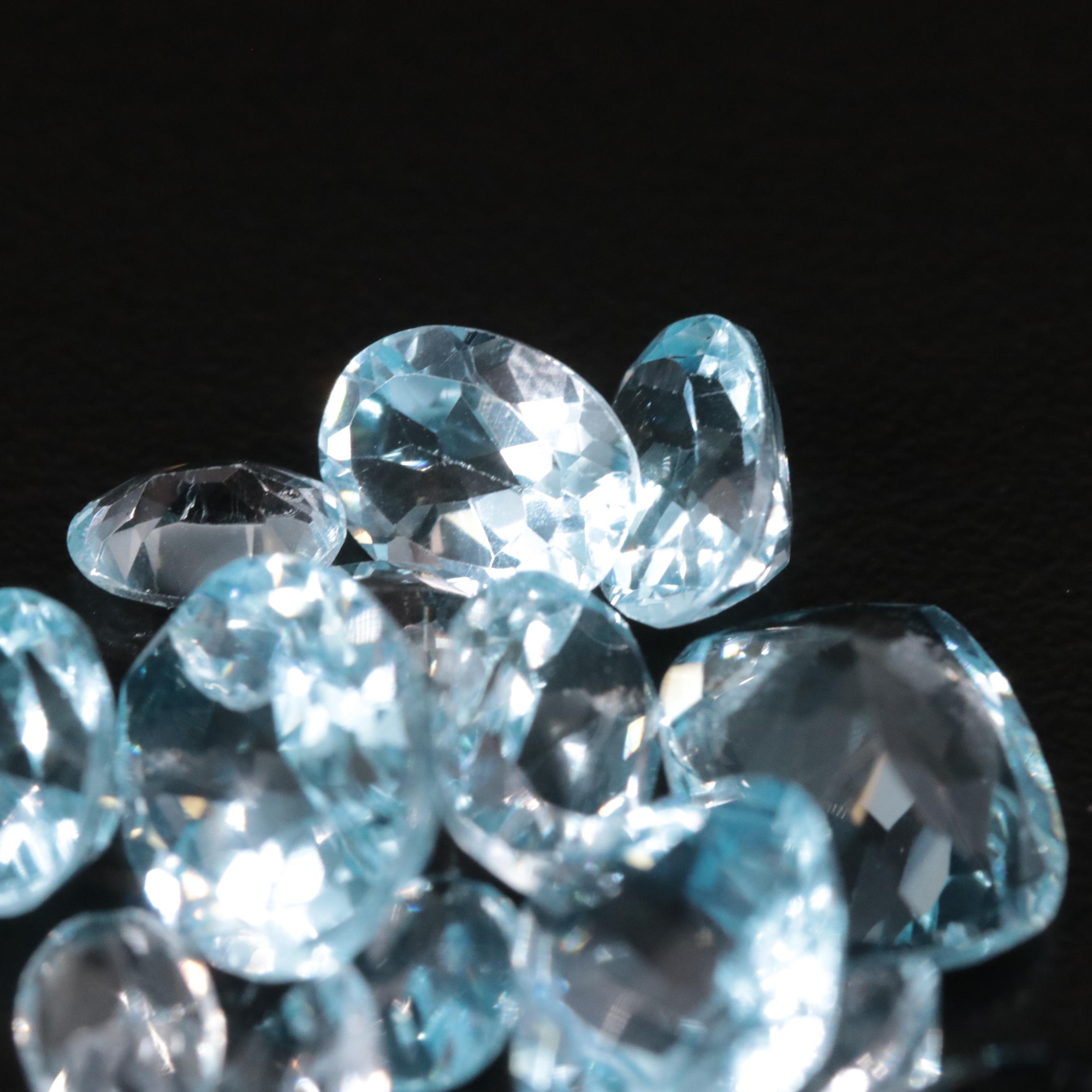 Loose 24.10 CTW Blue Topaz