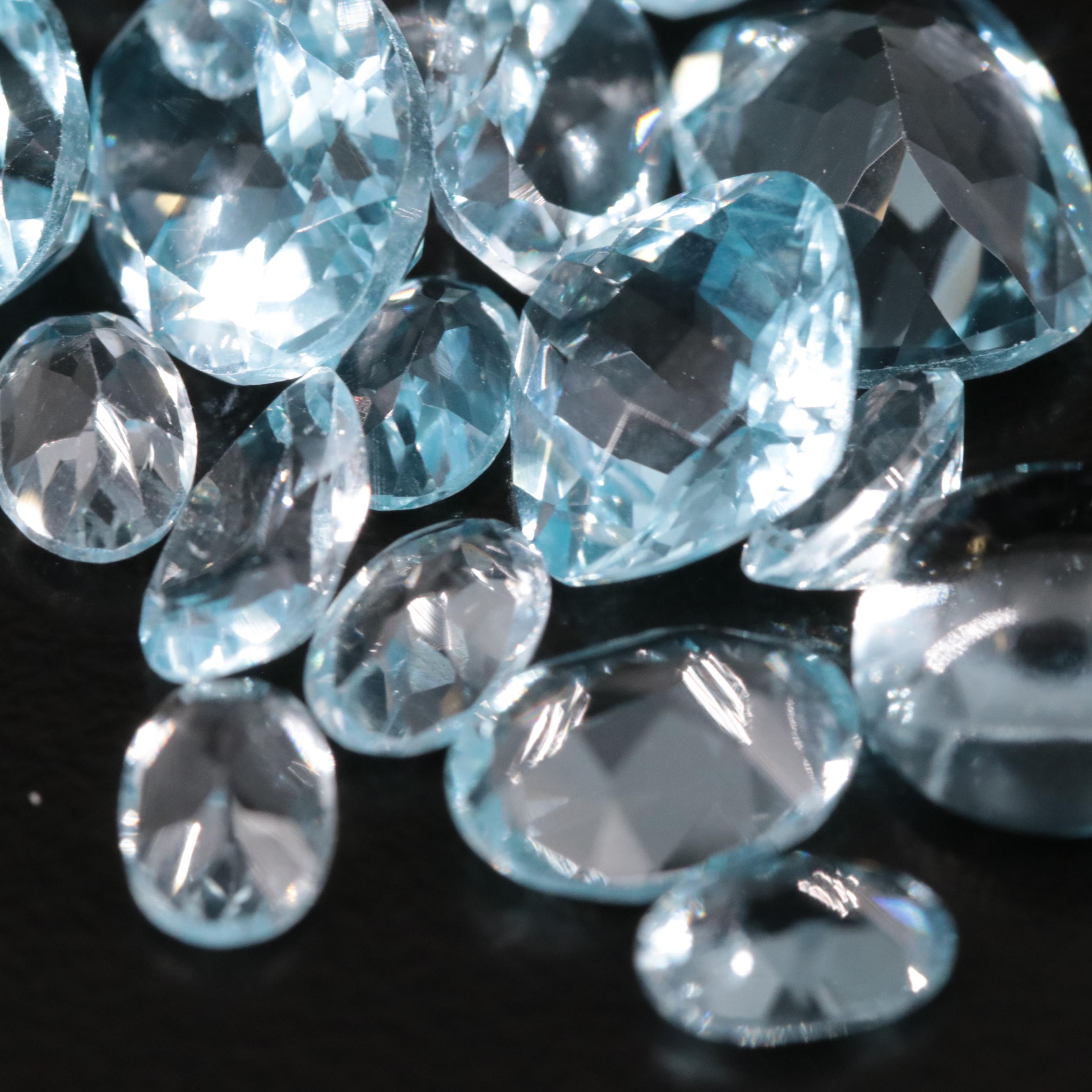 Loose 24.10 CTW Blue Topaz