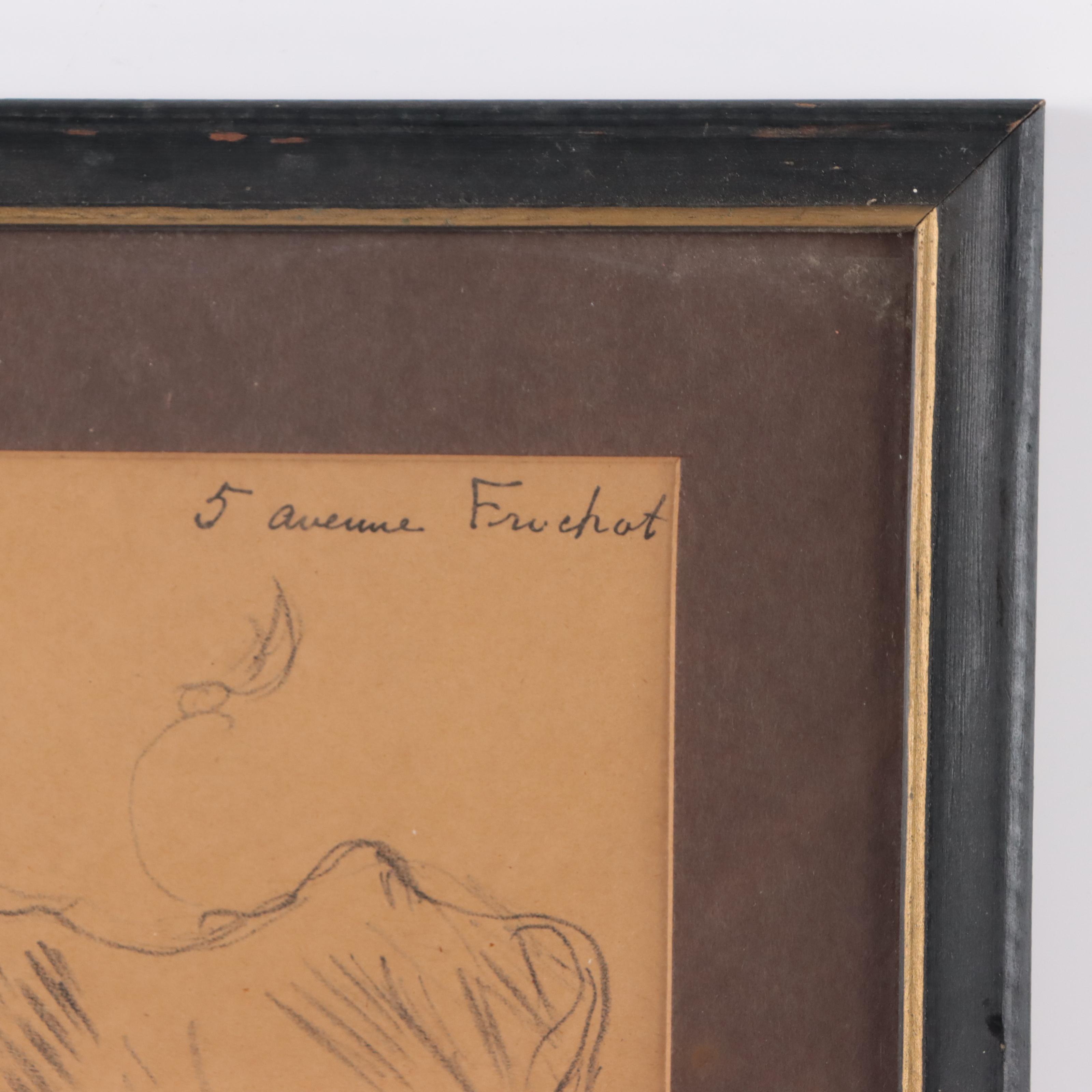 Collotype After Henri de Toulouse-Lautrec "Invitation à Une Tasse de Lait"