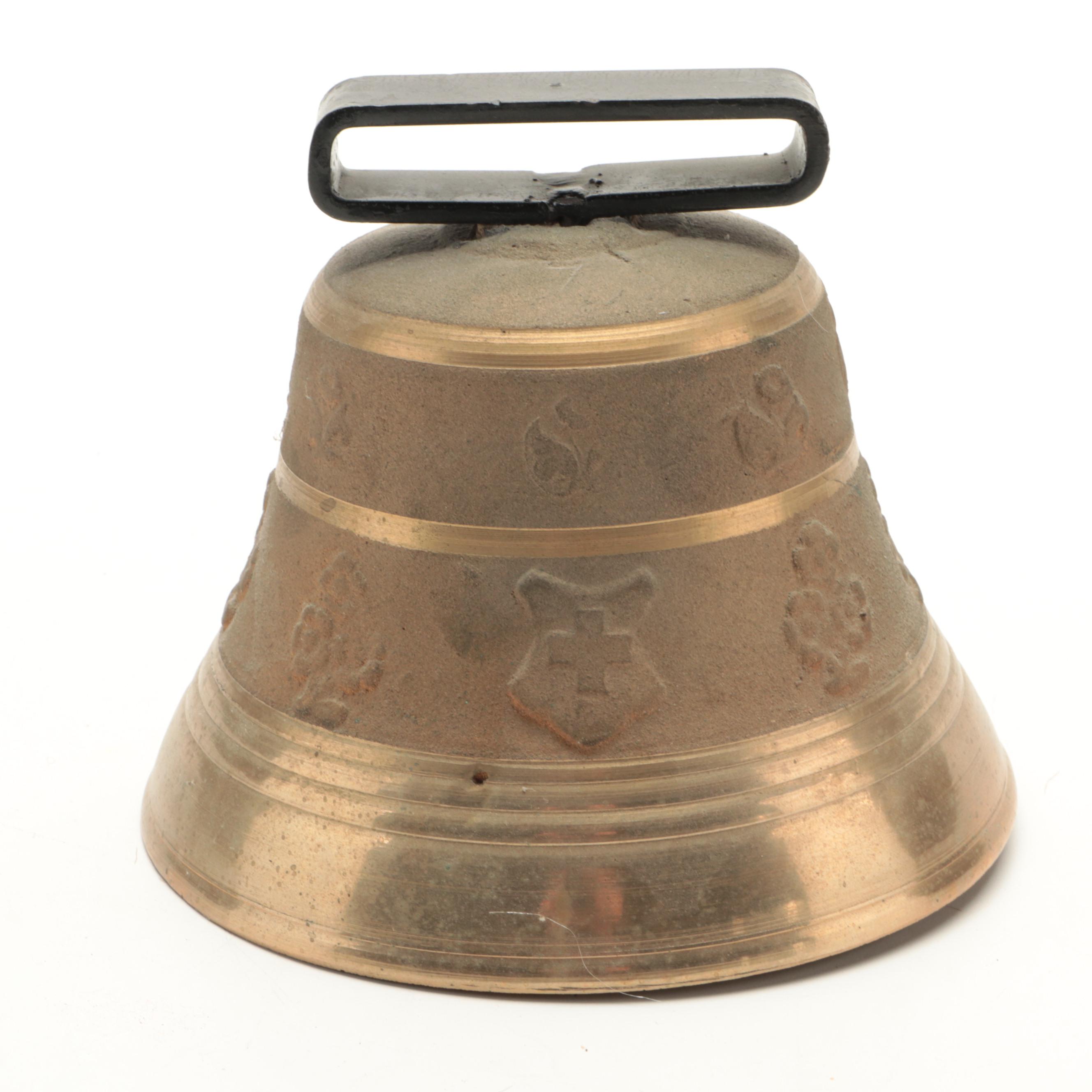 Gusset Alpine Brass Cow Bell and Other Bell