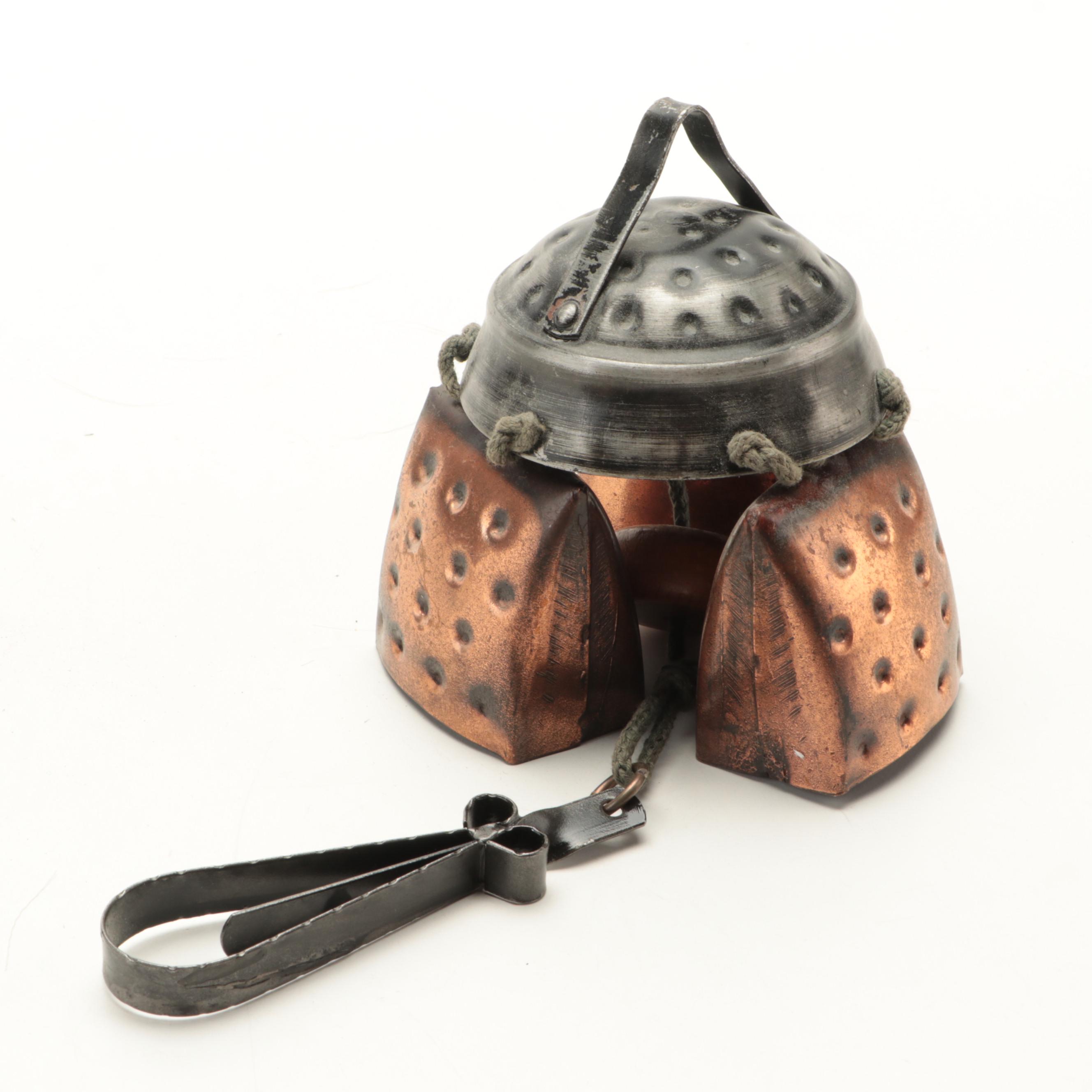 Gusset Alpine Brass Cow Bell and Other Bell