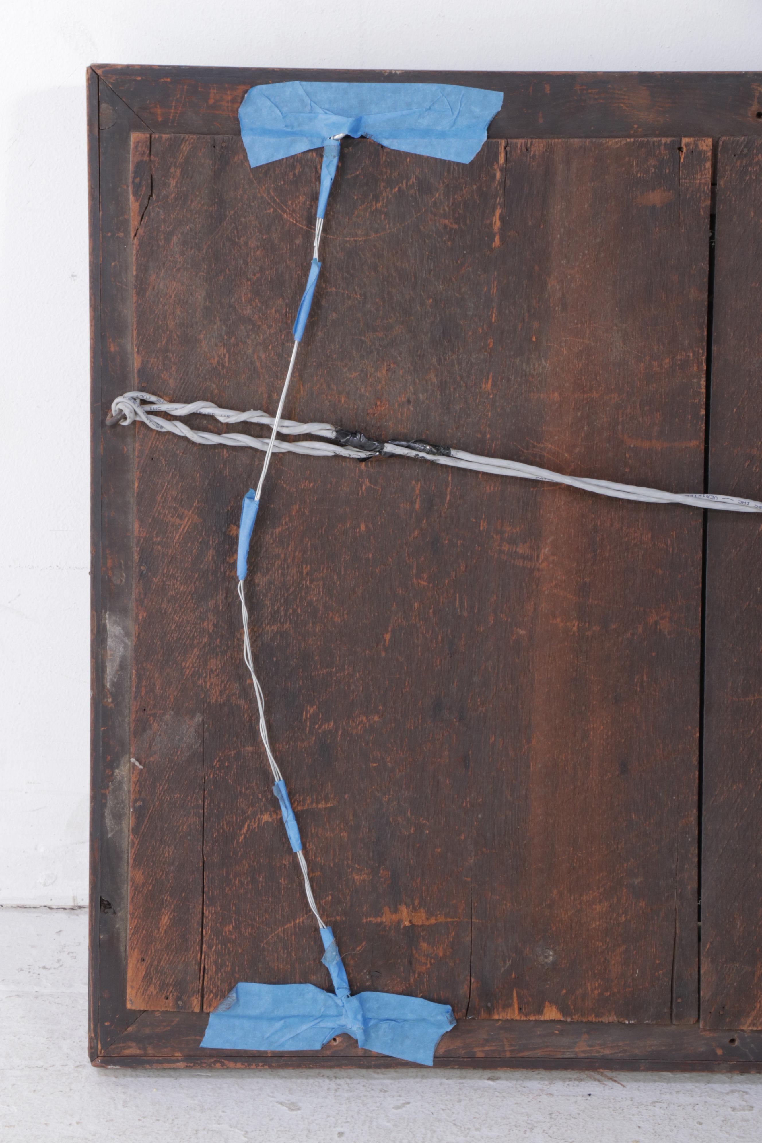 Victorian Pine Mirror, Mid-Late 19th Century