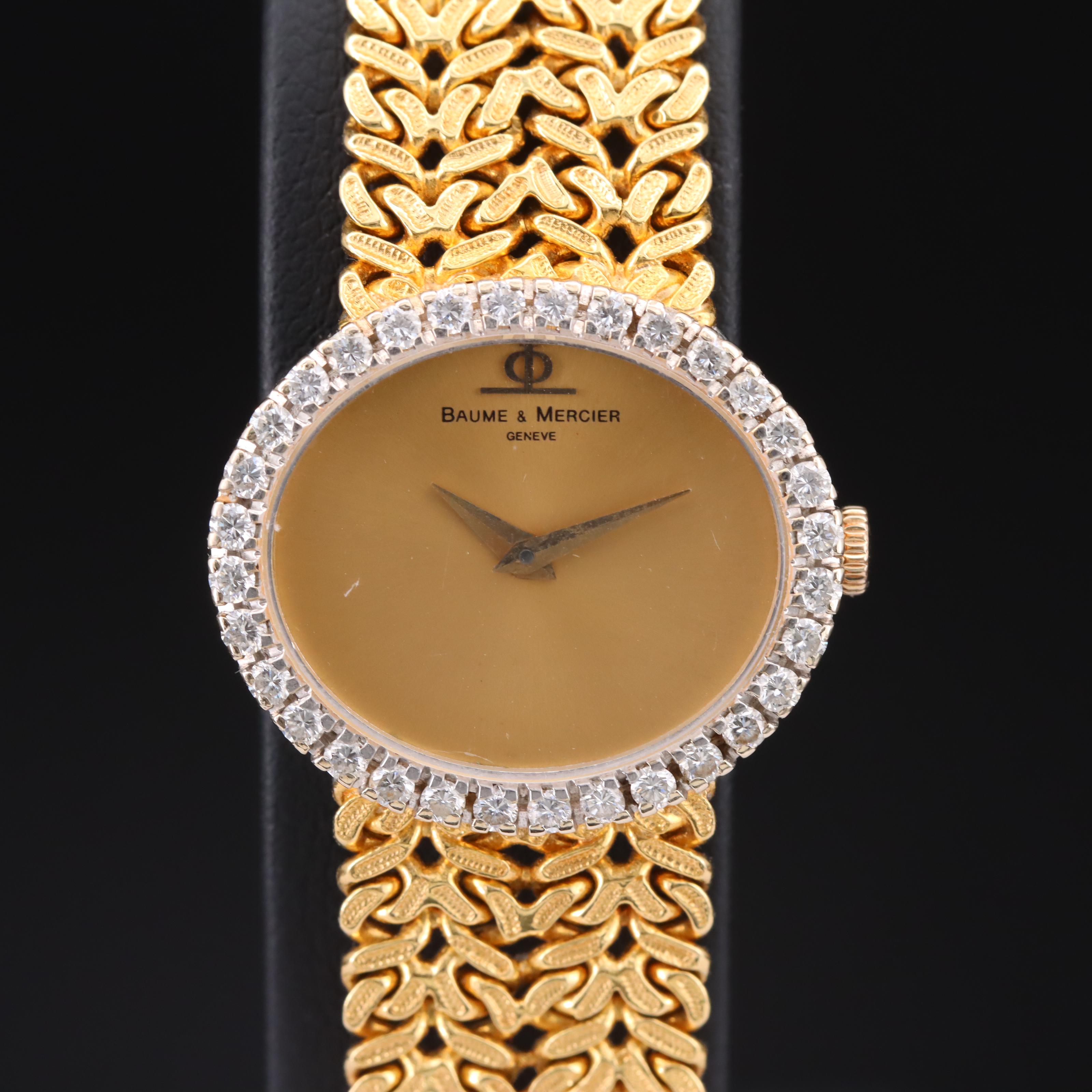 18K Baume & Mercier Diamond Watch