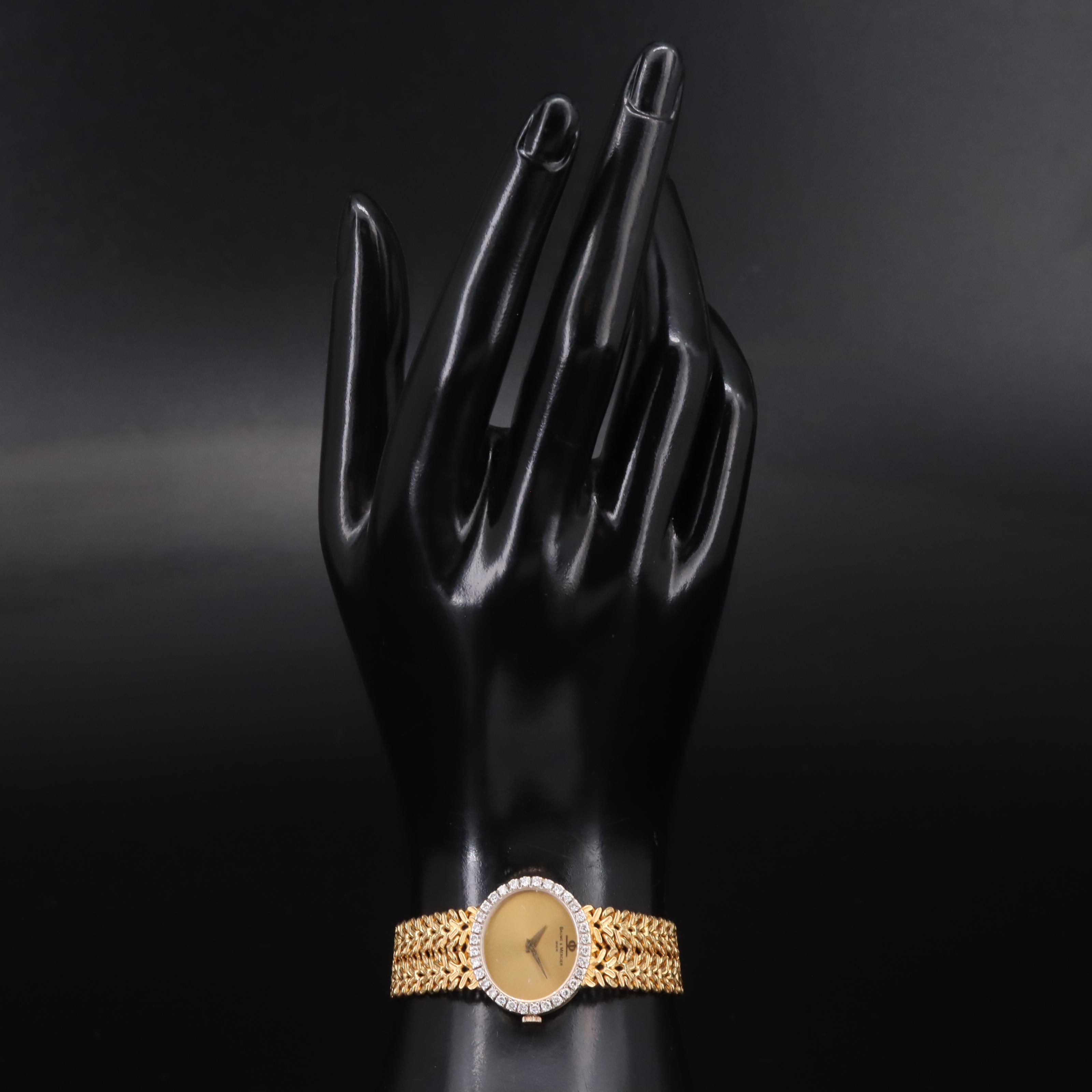 18K Baume & Mercier Diamond Watch