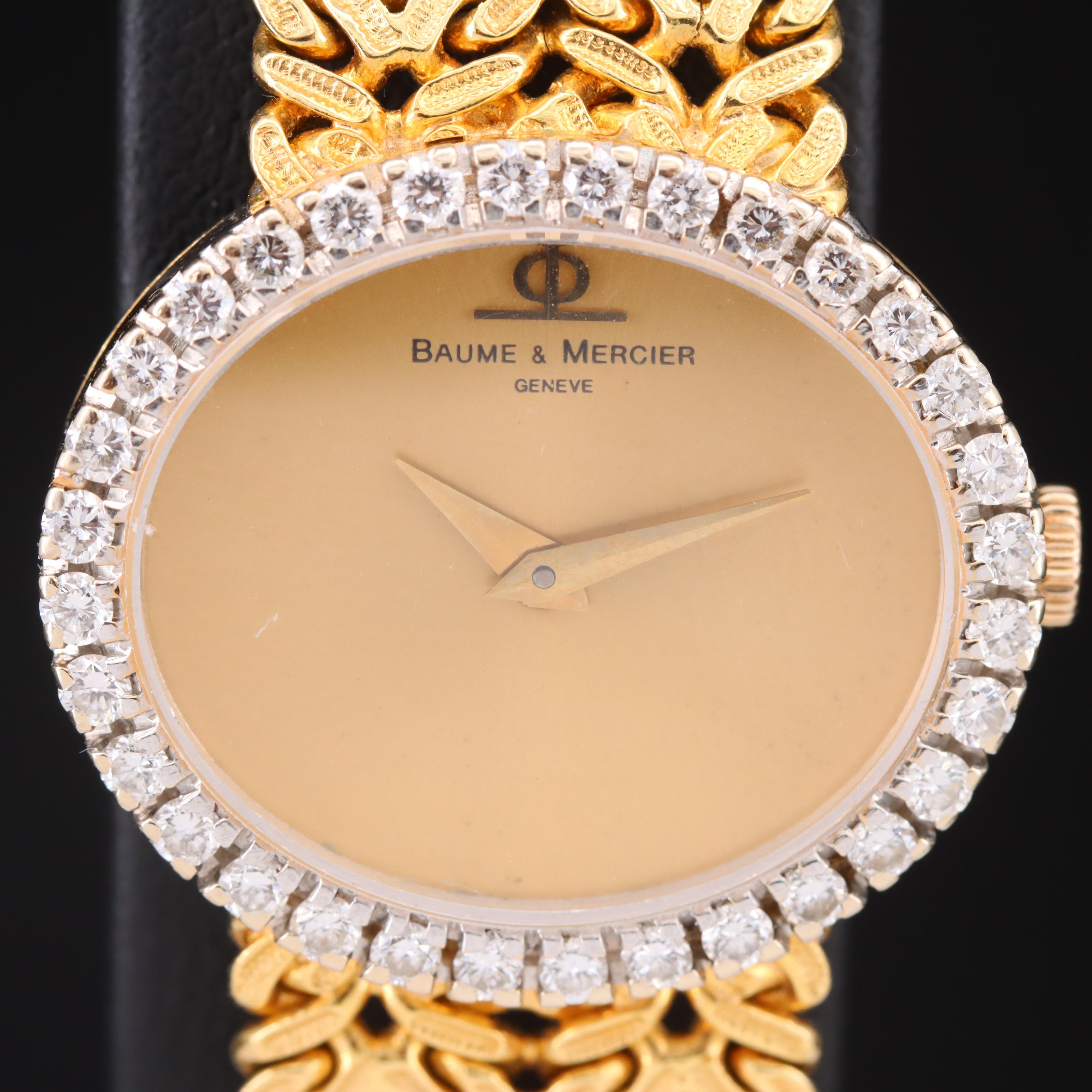 18K Baume & Mercier Diamond Watch