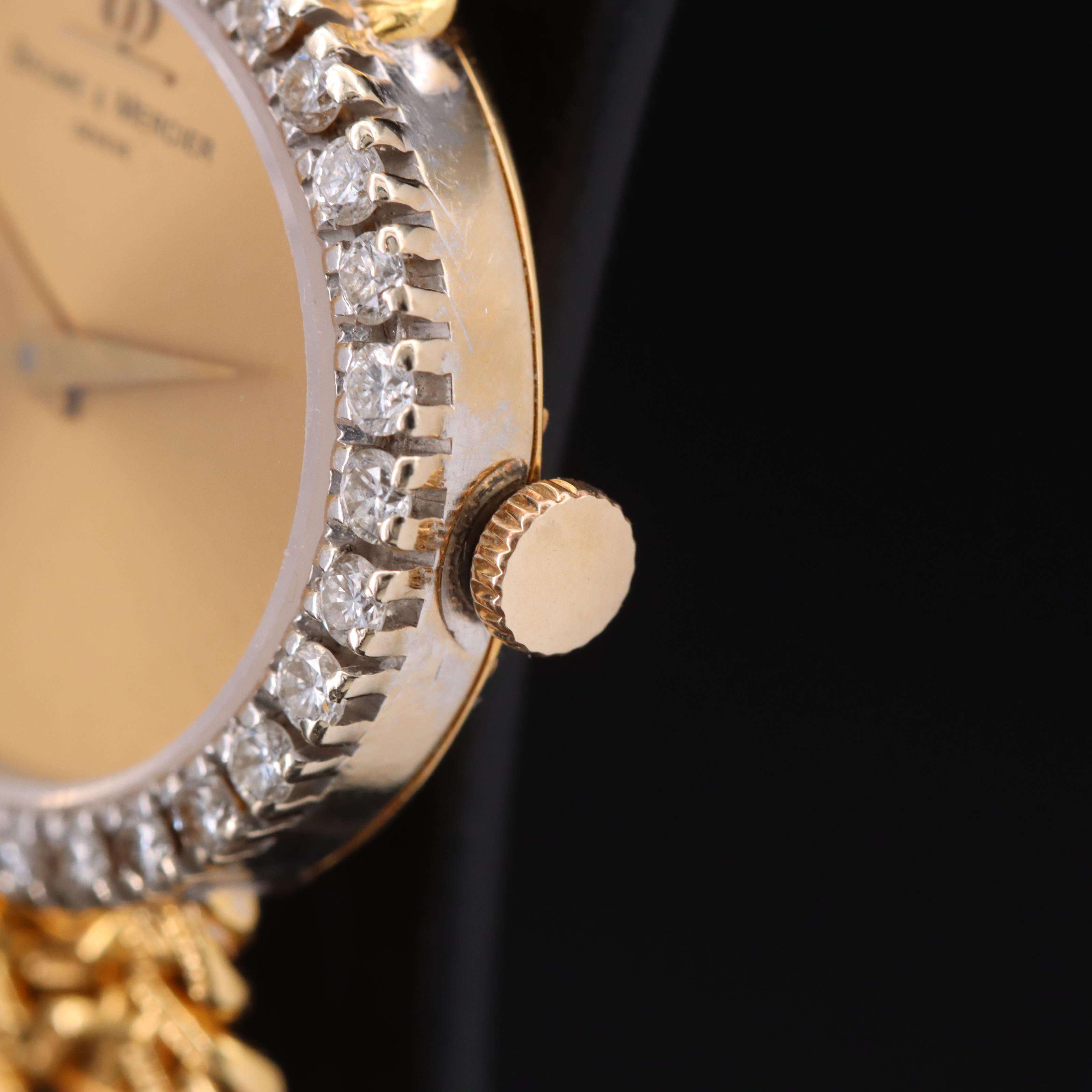 18K Baume & Mercier Diamond Watch