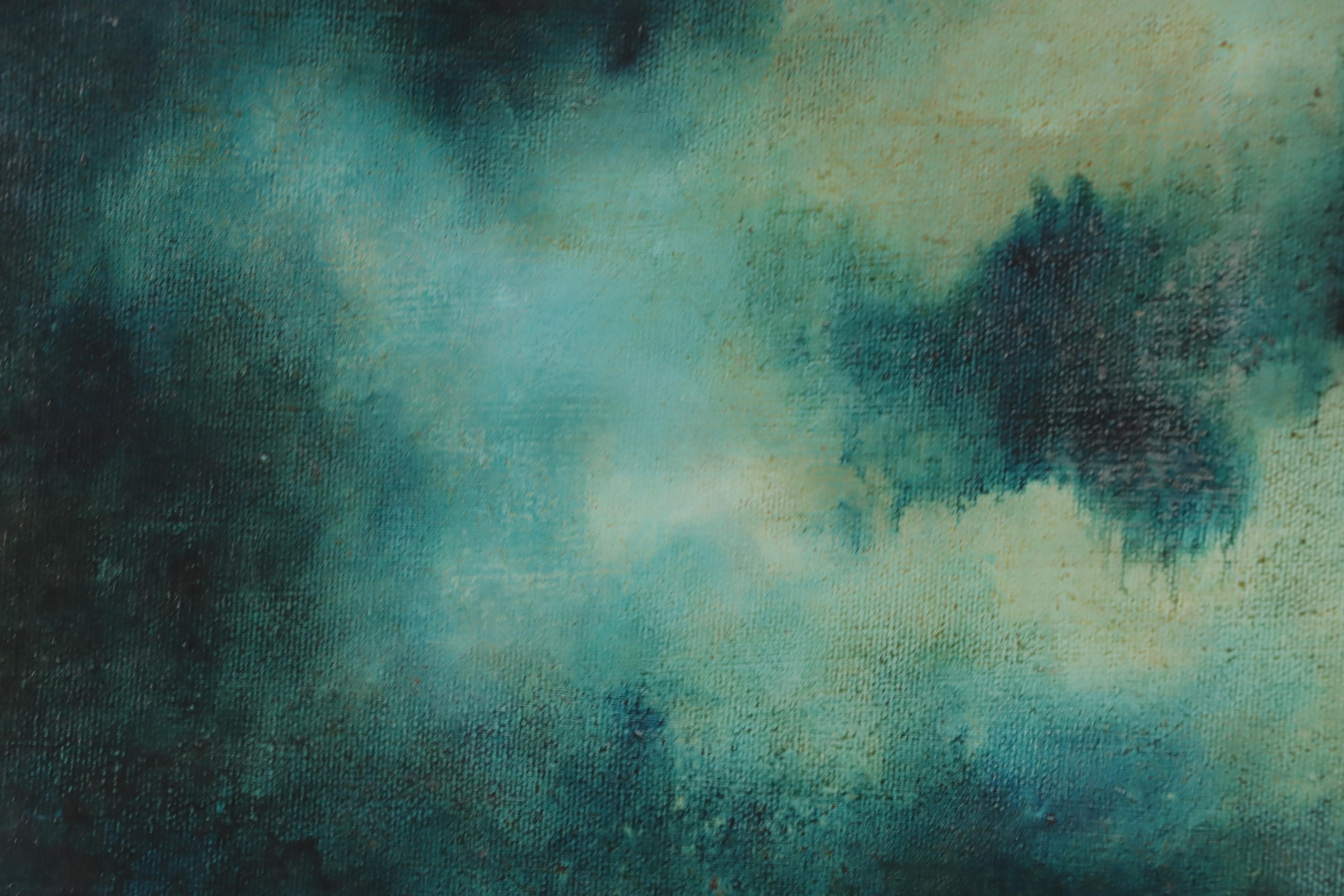 Evelyn Nash Nocturne Nautical Oil Painting, 1971