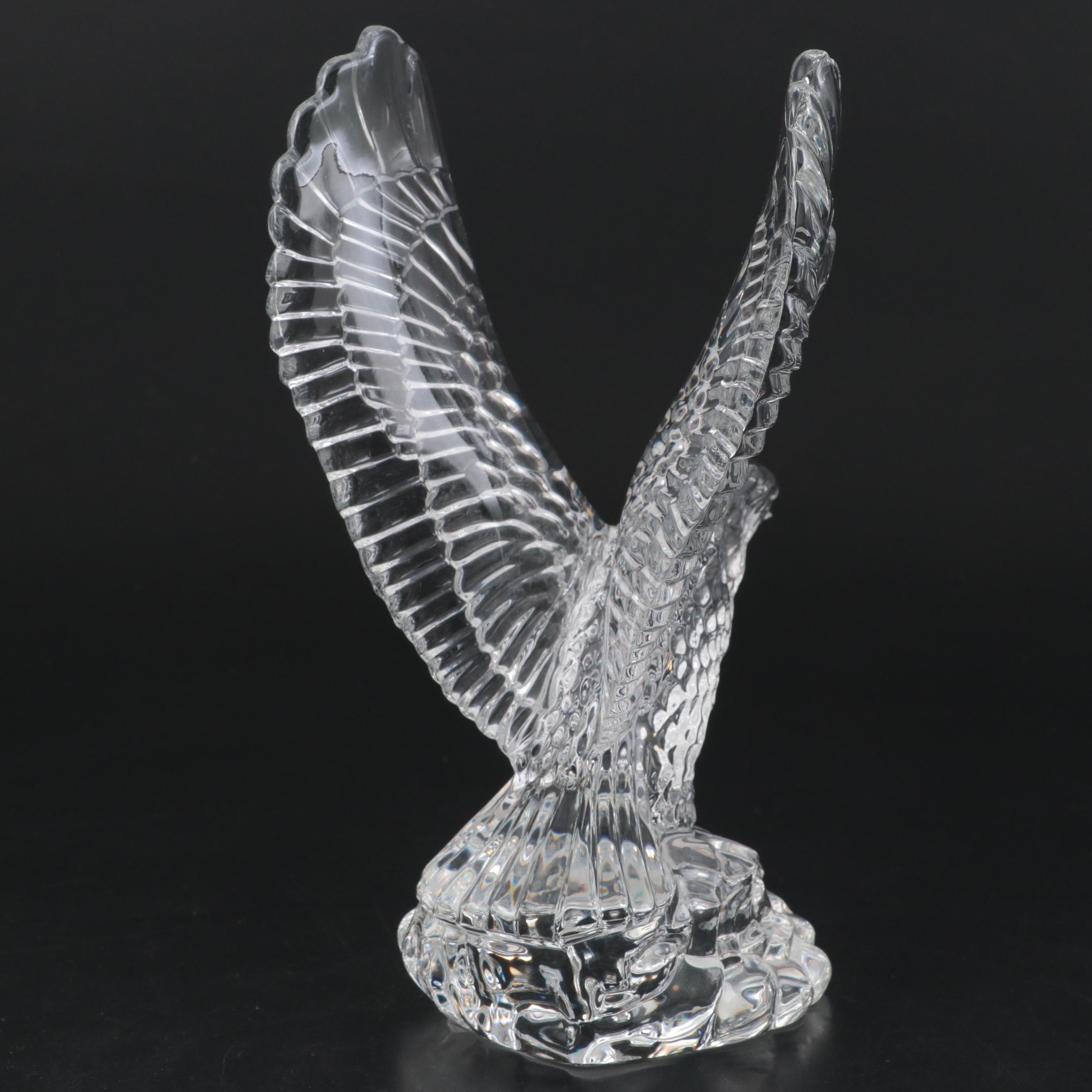 Waterford Crystal "Bald Eagle" Figurine Designed by Fred Curtis