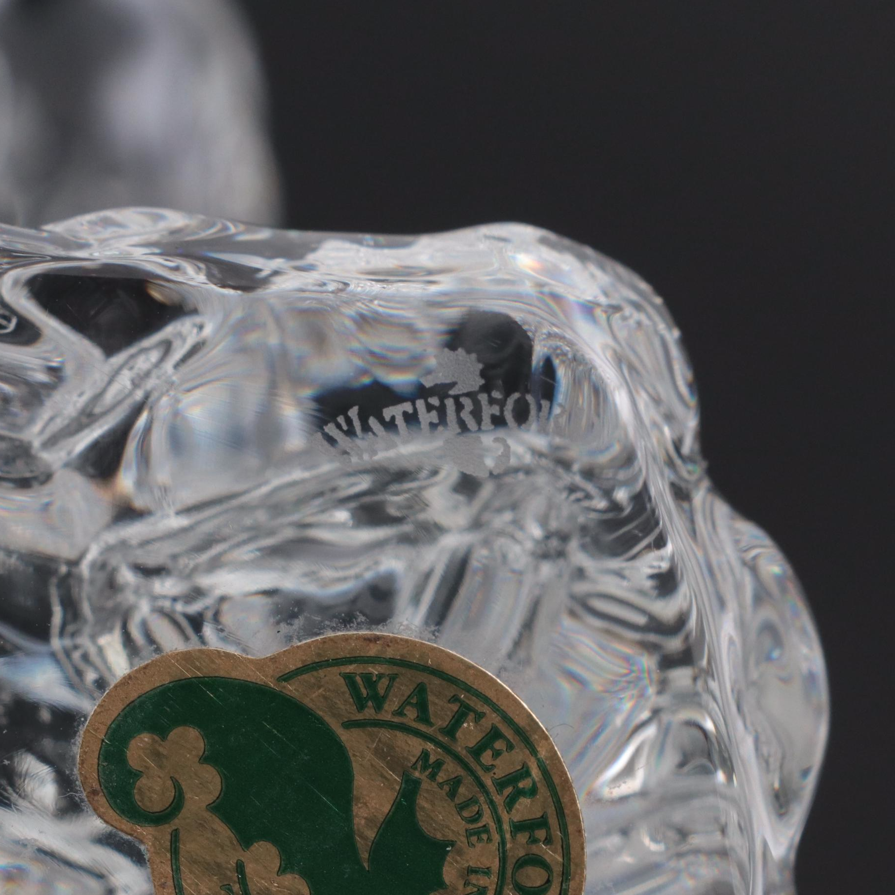 Waterford Crystal "Bald Eagle" Figurine Designed by Fred Curtis