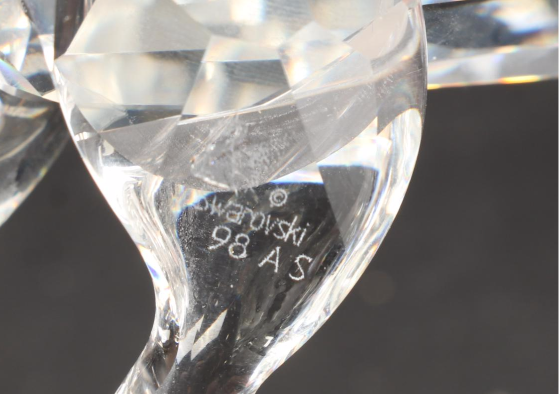 Swarovski Fabulous Creatures "Pegasus" Frosted and Clear Crystal Figurine, 1998