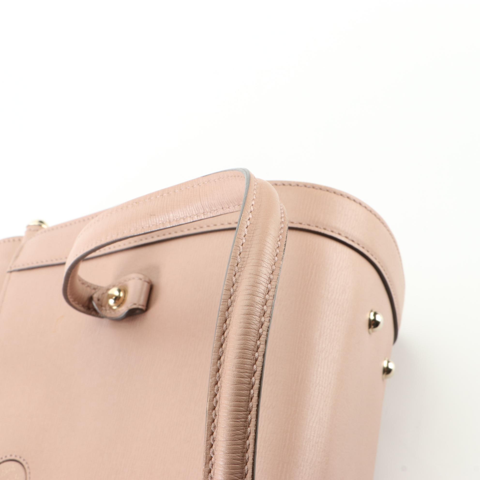 Gucci Bamboo Bullet Handbag in Leather