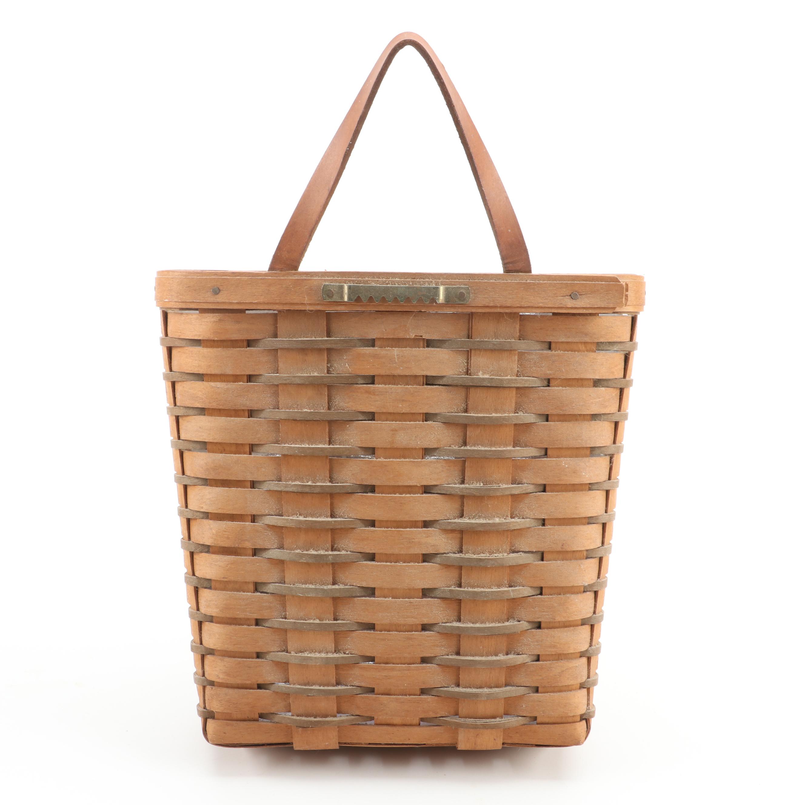 Longaberger 1998 "Horizon of Hope" Basket with Other Longaberger Baskets