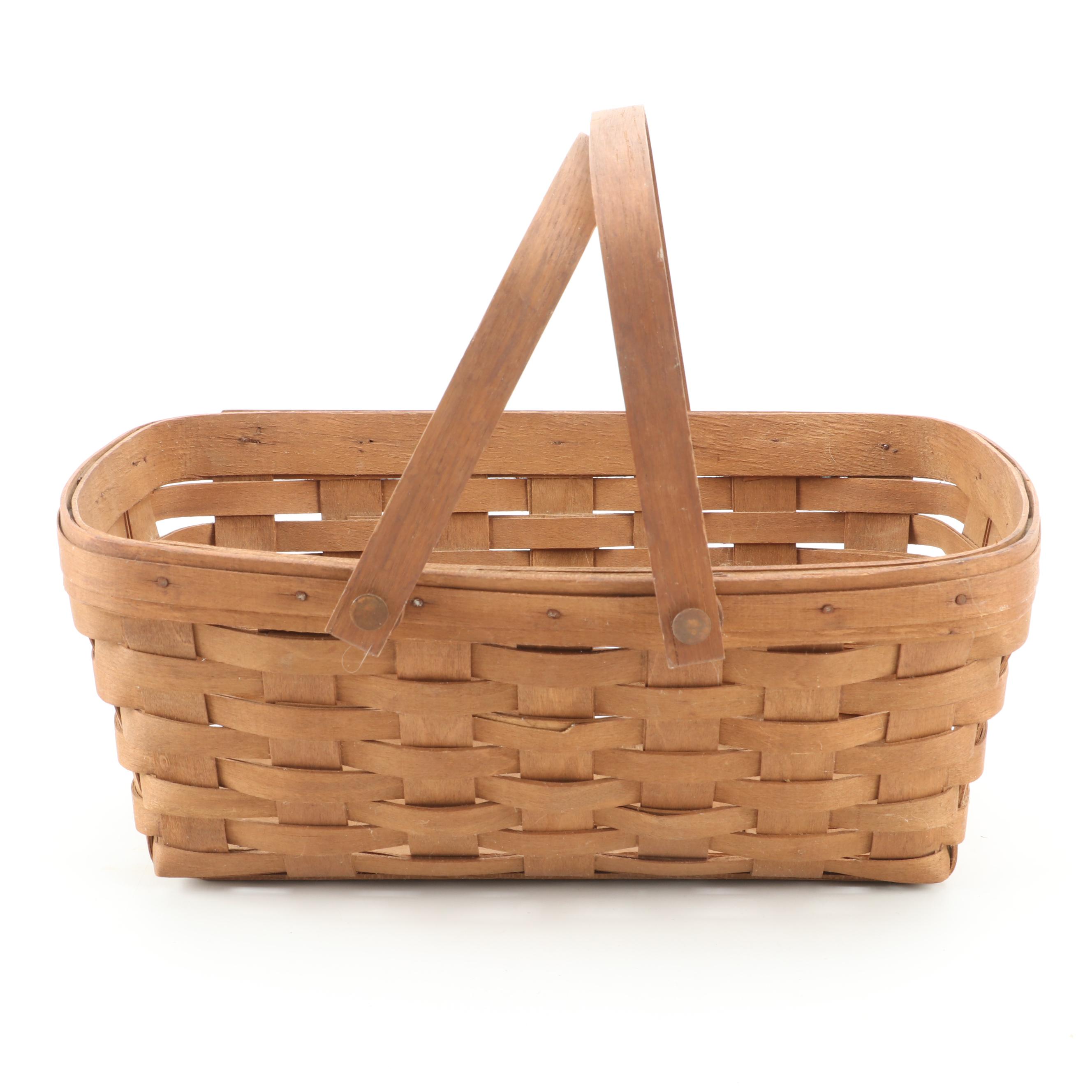 Longaberger 1998 "Horizon of Hope" Basket with Other Longaberger Baskets